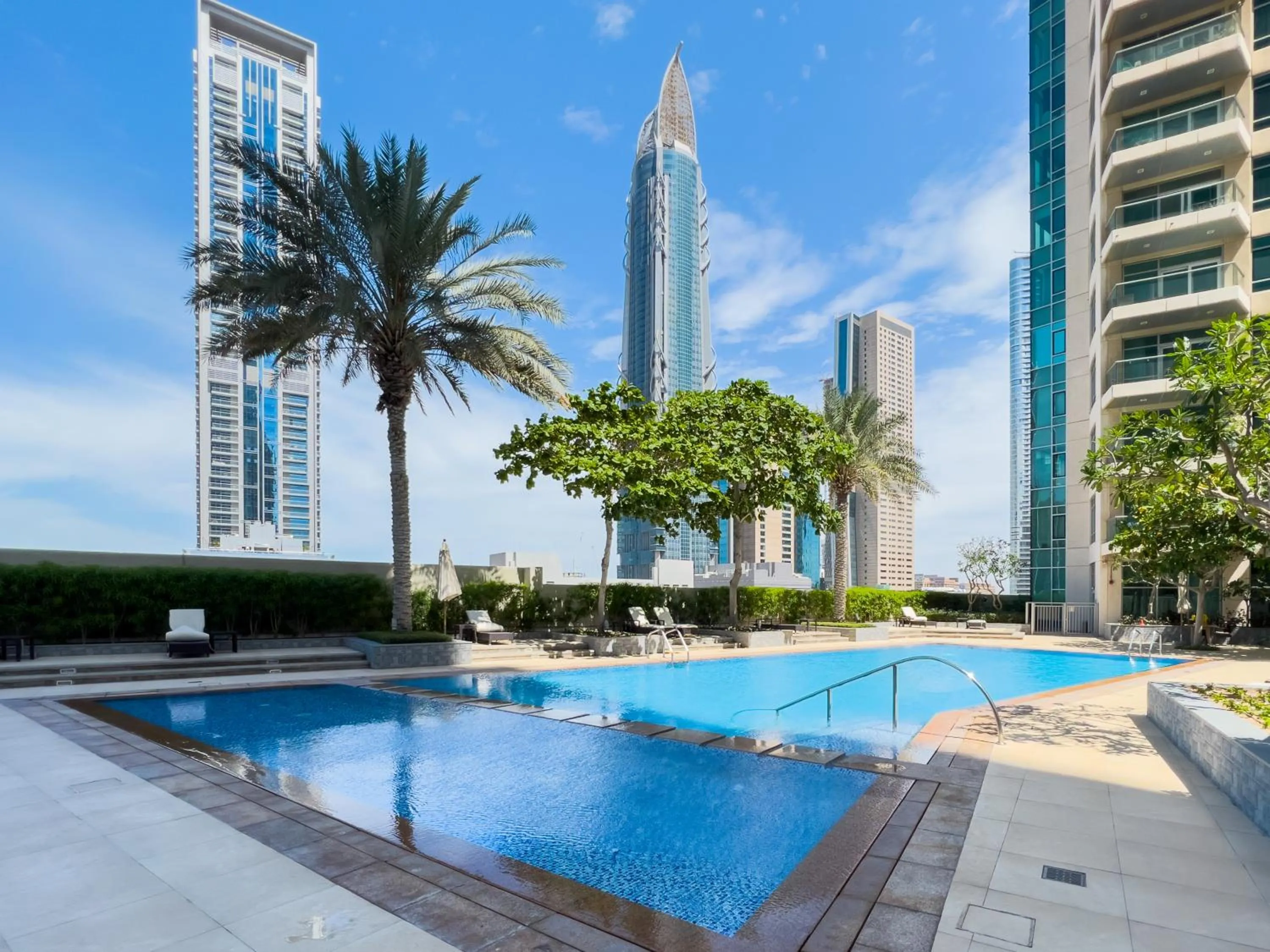 Swimming pool in Close to Dubai Mall -Dazzling 1BR in Loft West
