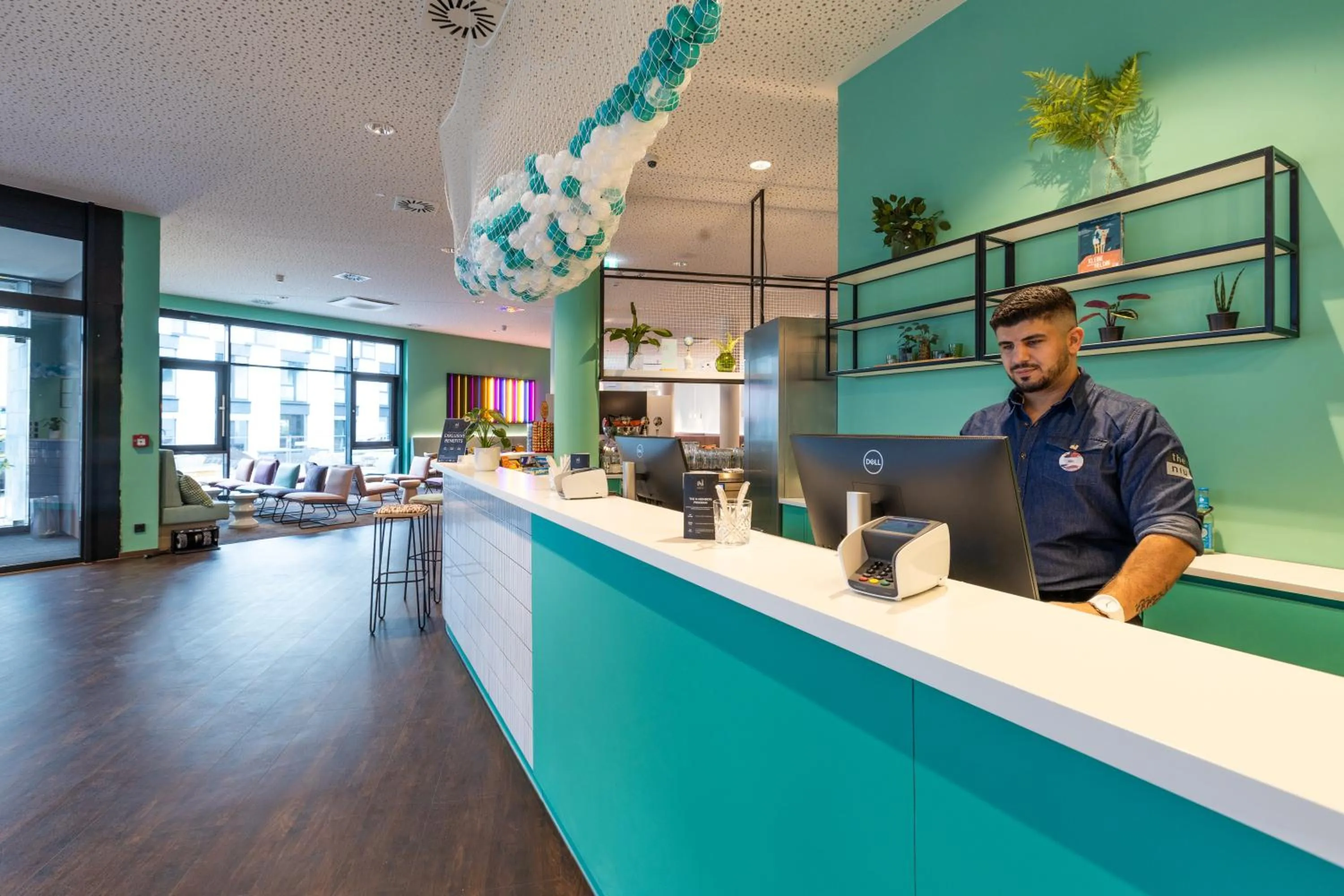 Lobby or reception in Holiday Inn-the niu, Wave Karlsruhe Oststadt by IHG