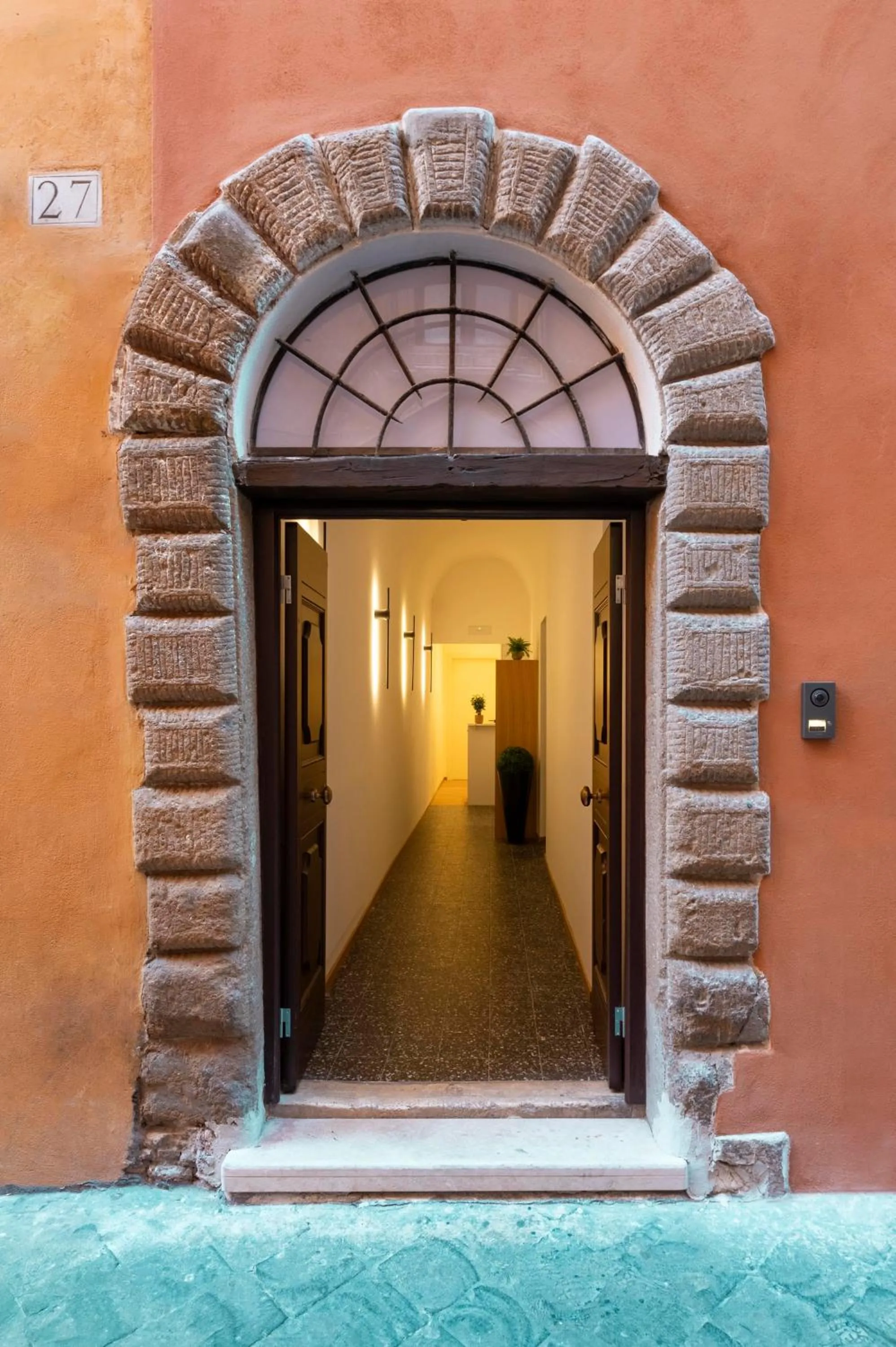 Facade/entrance in Palazzetto Symphony
