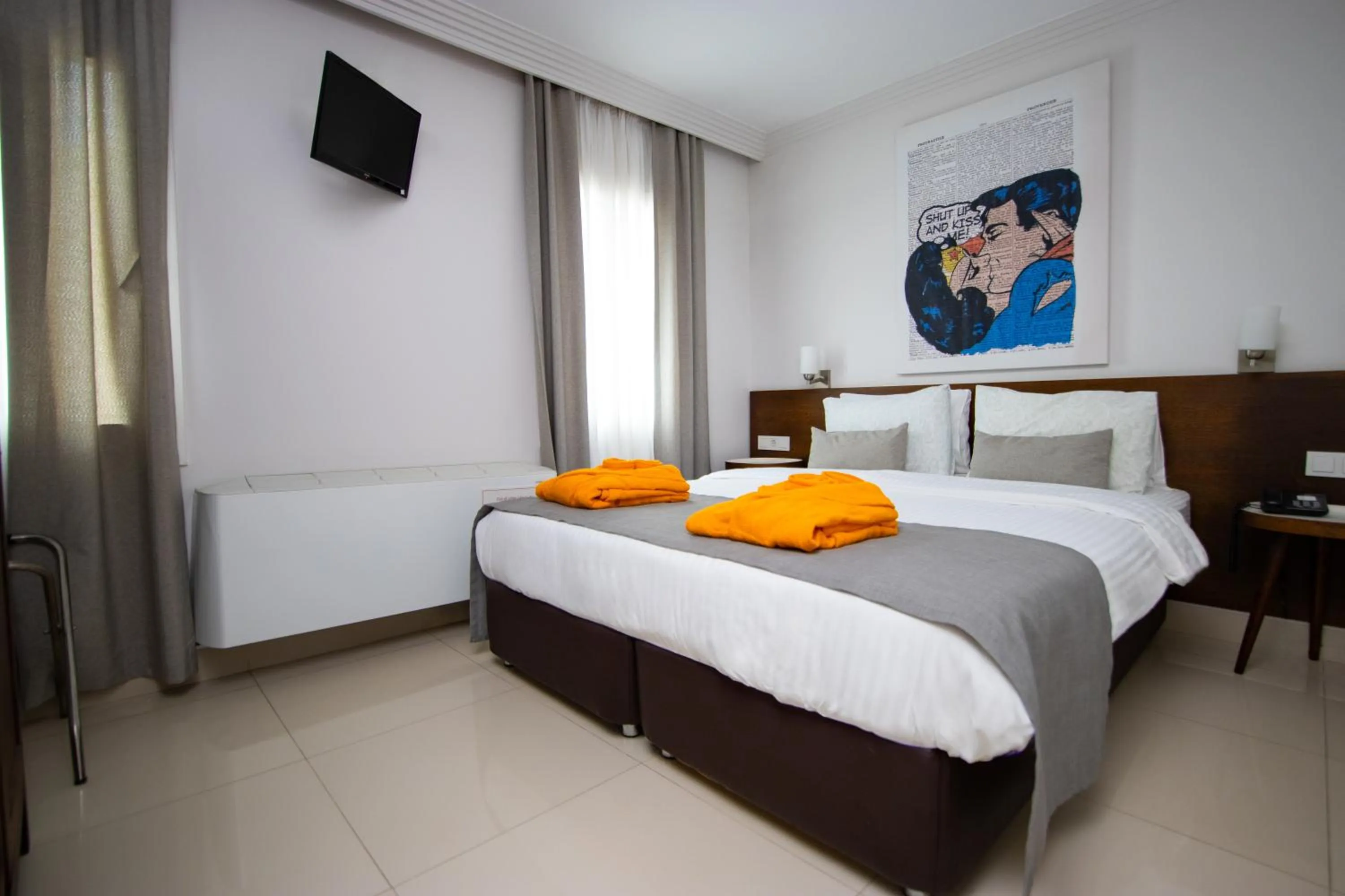 Bed in Hotel Pier Bodrum Marina