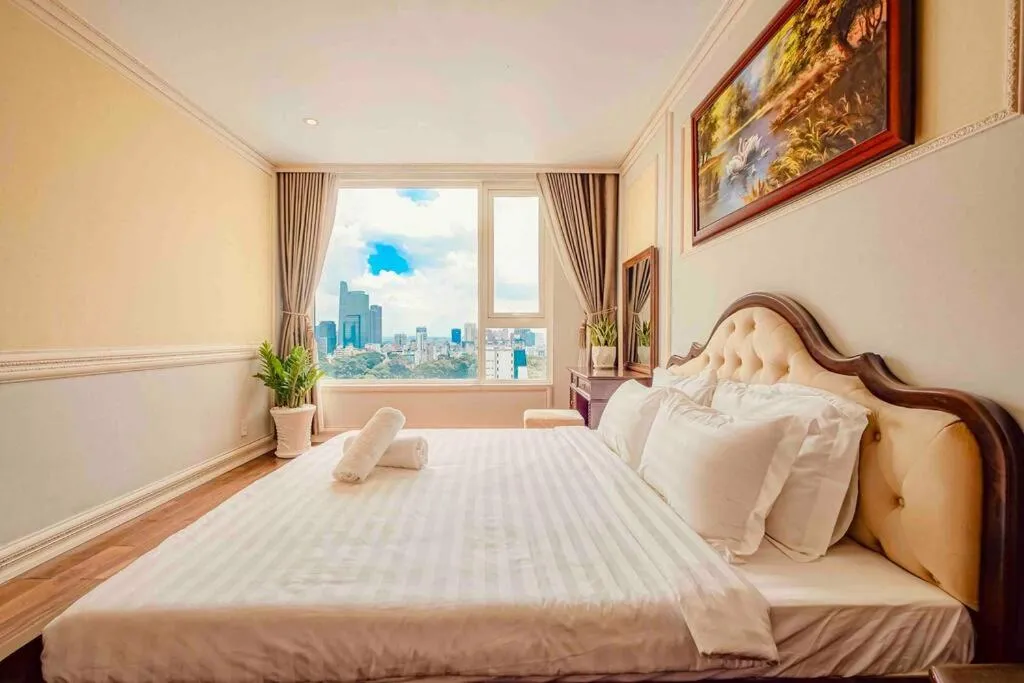 Bed in Léman Luxury Apartment District 3 HCMC