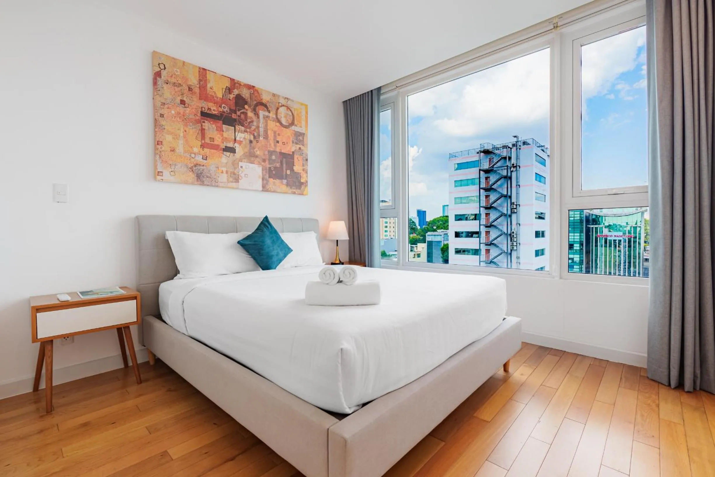 Bed in Léman Luxury Apartment District 3 HCMC