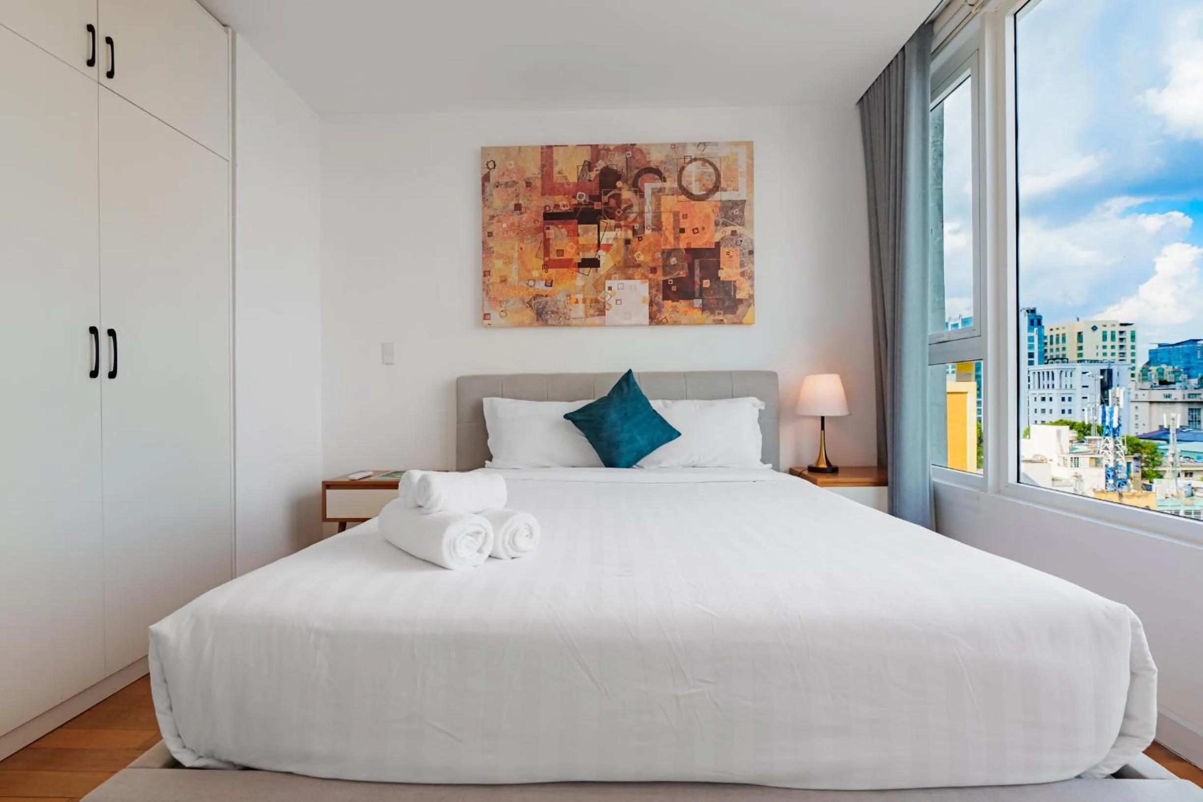 Bed in Léman Luxury Apartment District 3 HCMC