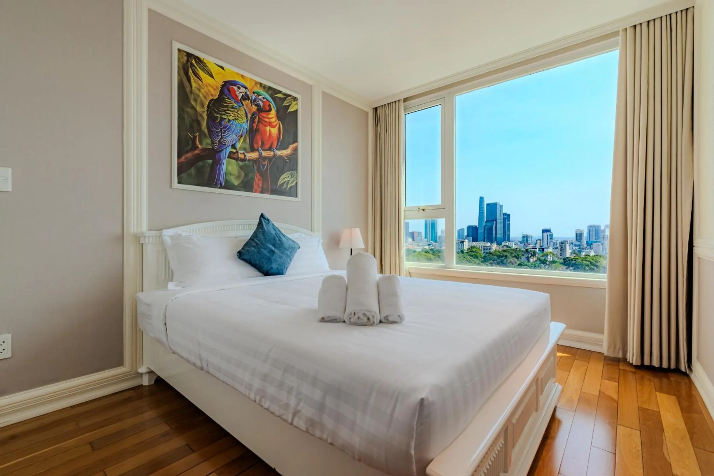 Bed in Léman Luxury Apartment District 3 HCMC