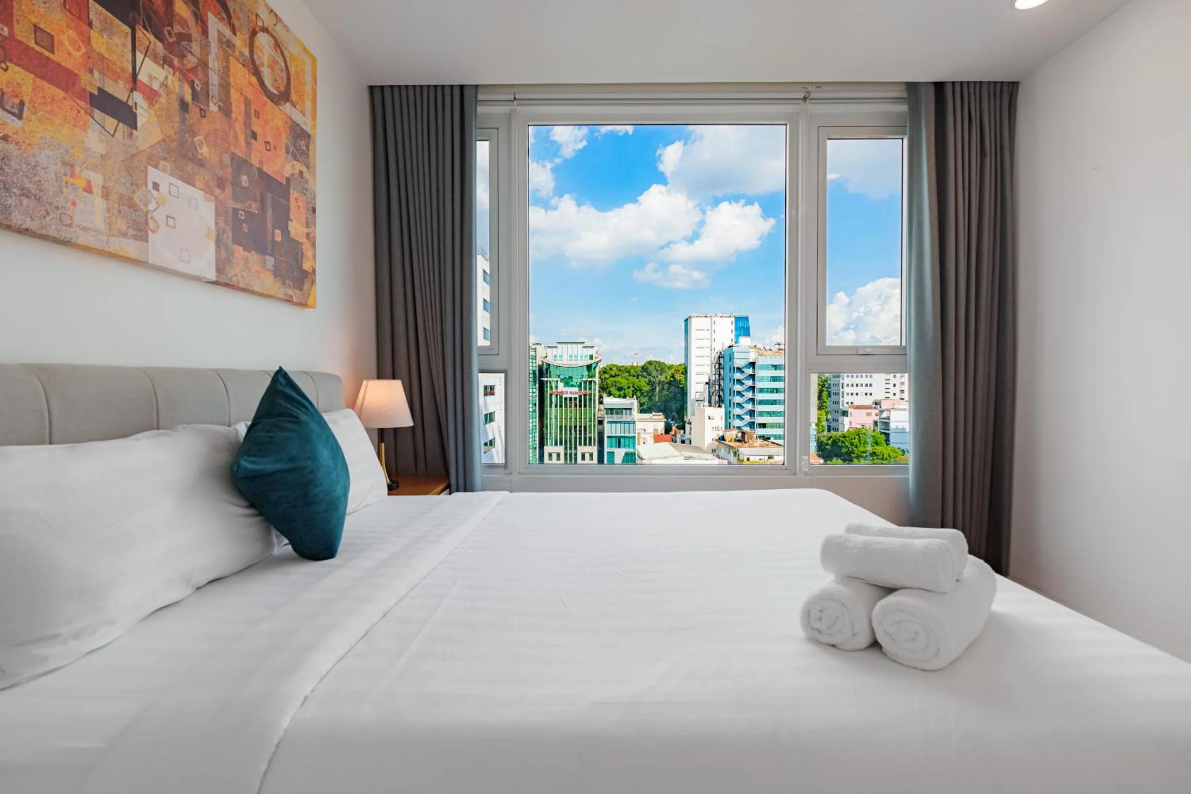 Bed in Léman Luxury Apartment District 3 HCMC