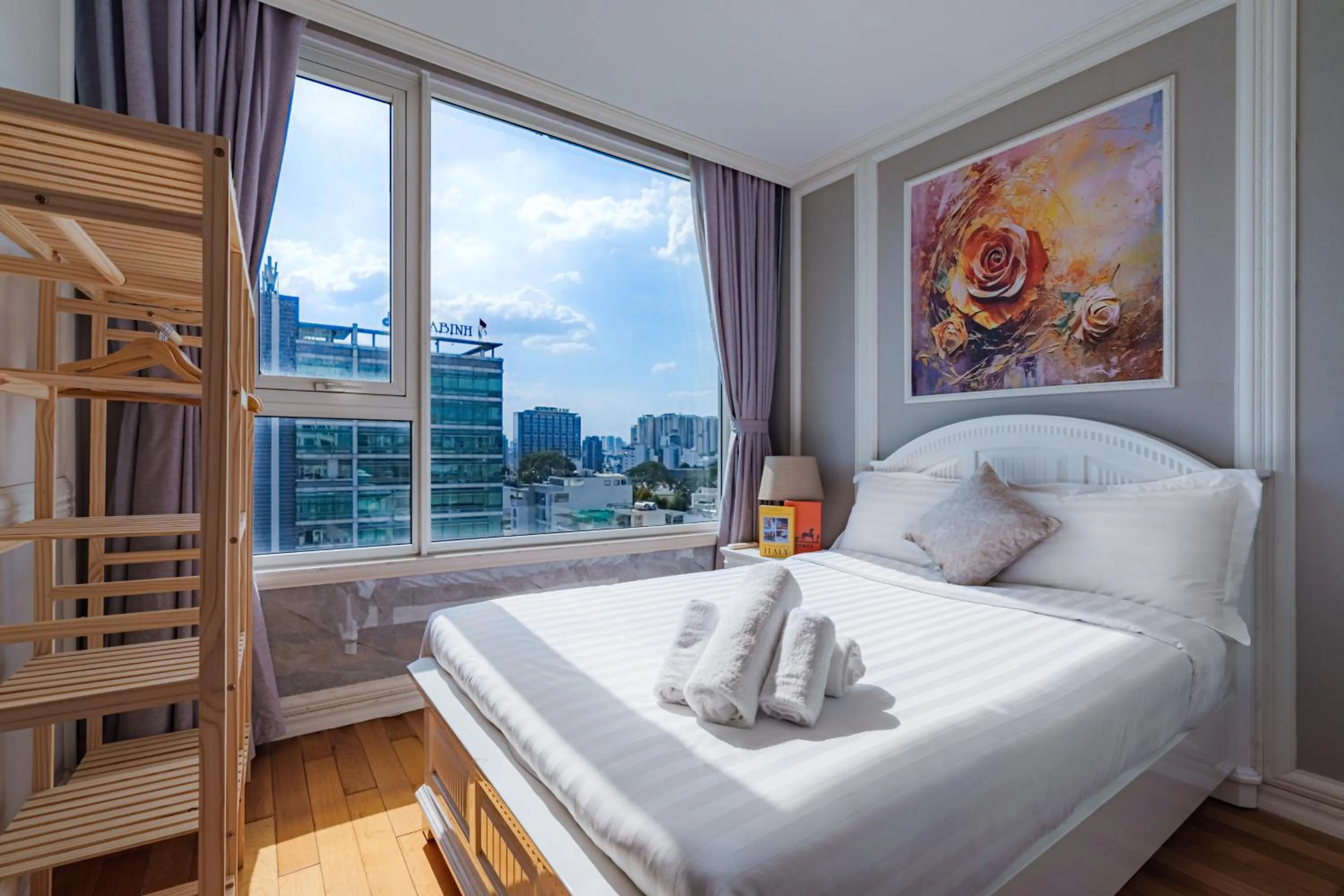 Bed in Léman Luxury Apartment District 3 HCMC