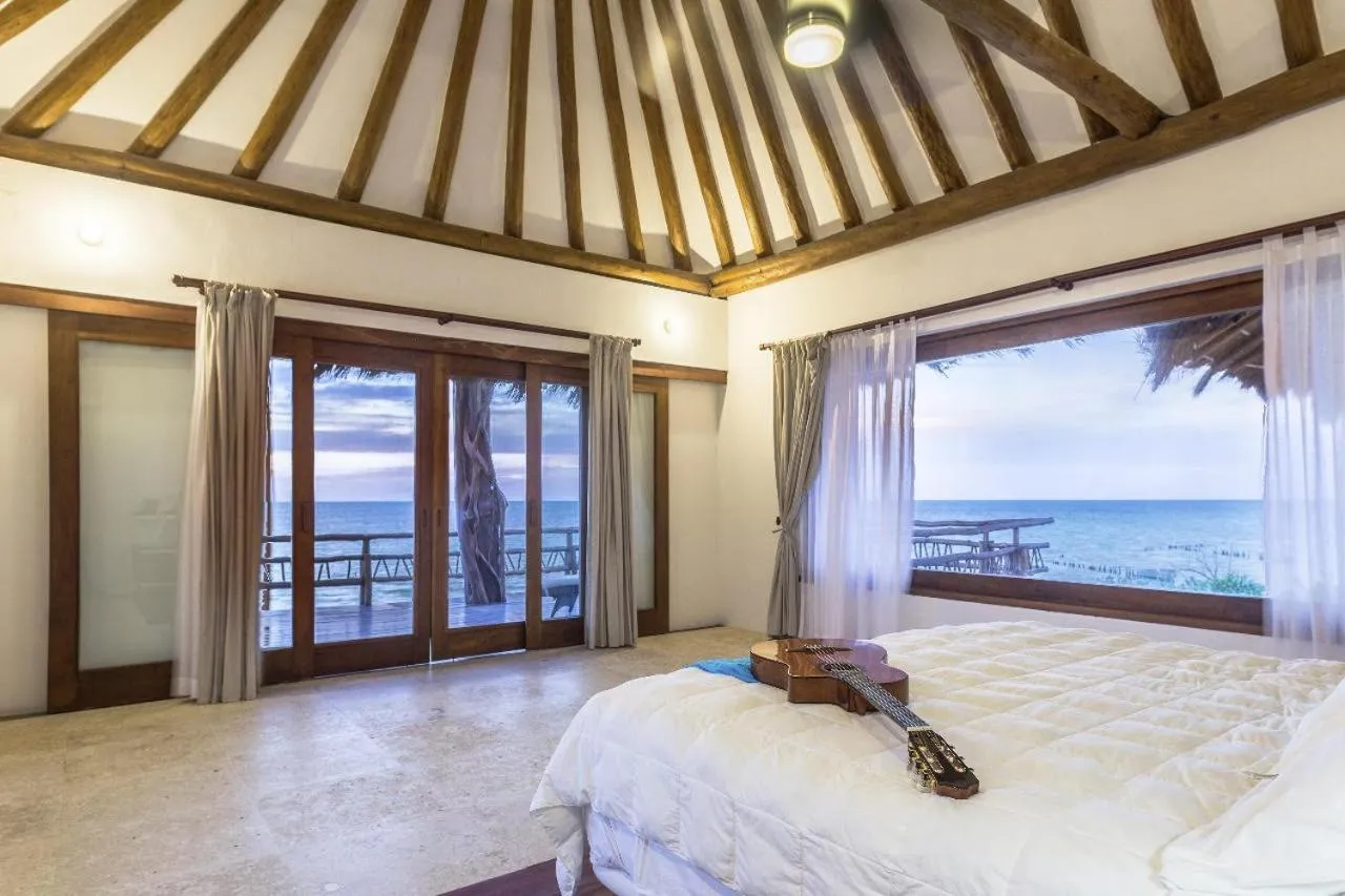 Bed in DK Luxury Ocean Front Villa - Adults Only