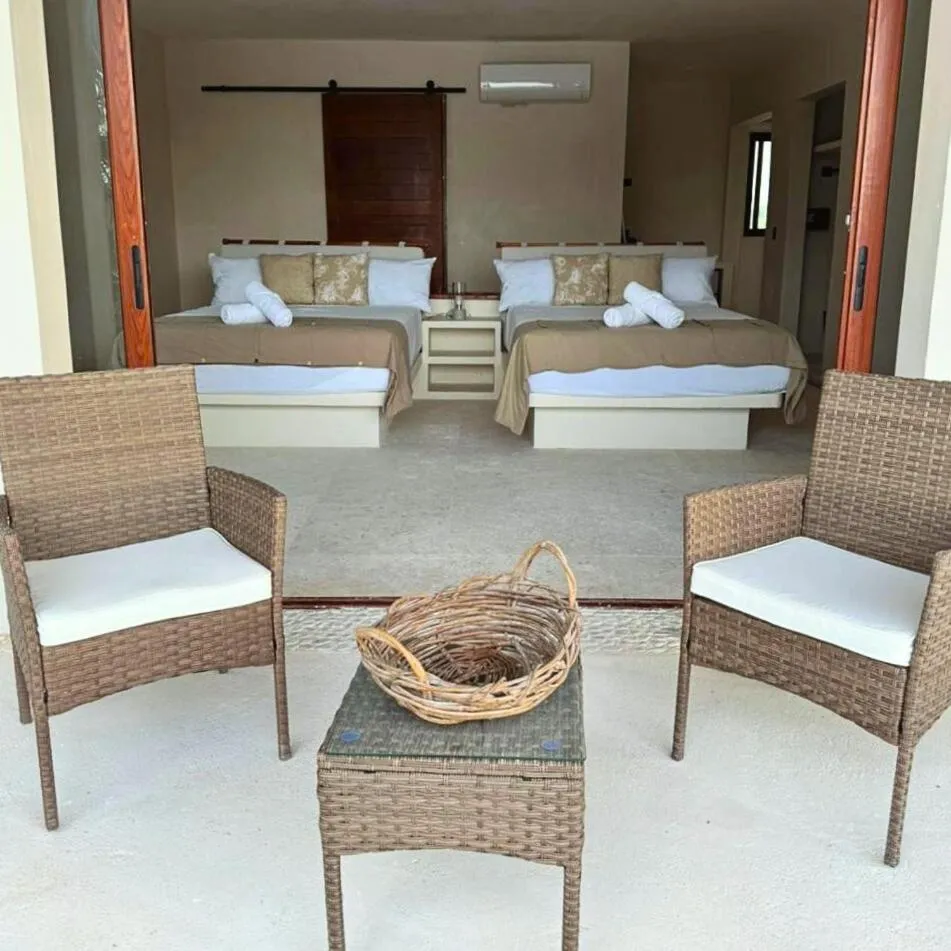 Bed in DK Luxury Ocean Front Villa - Adults Only