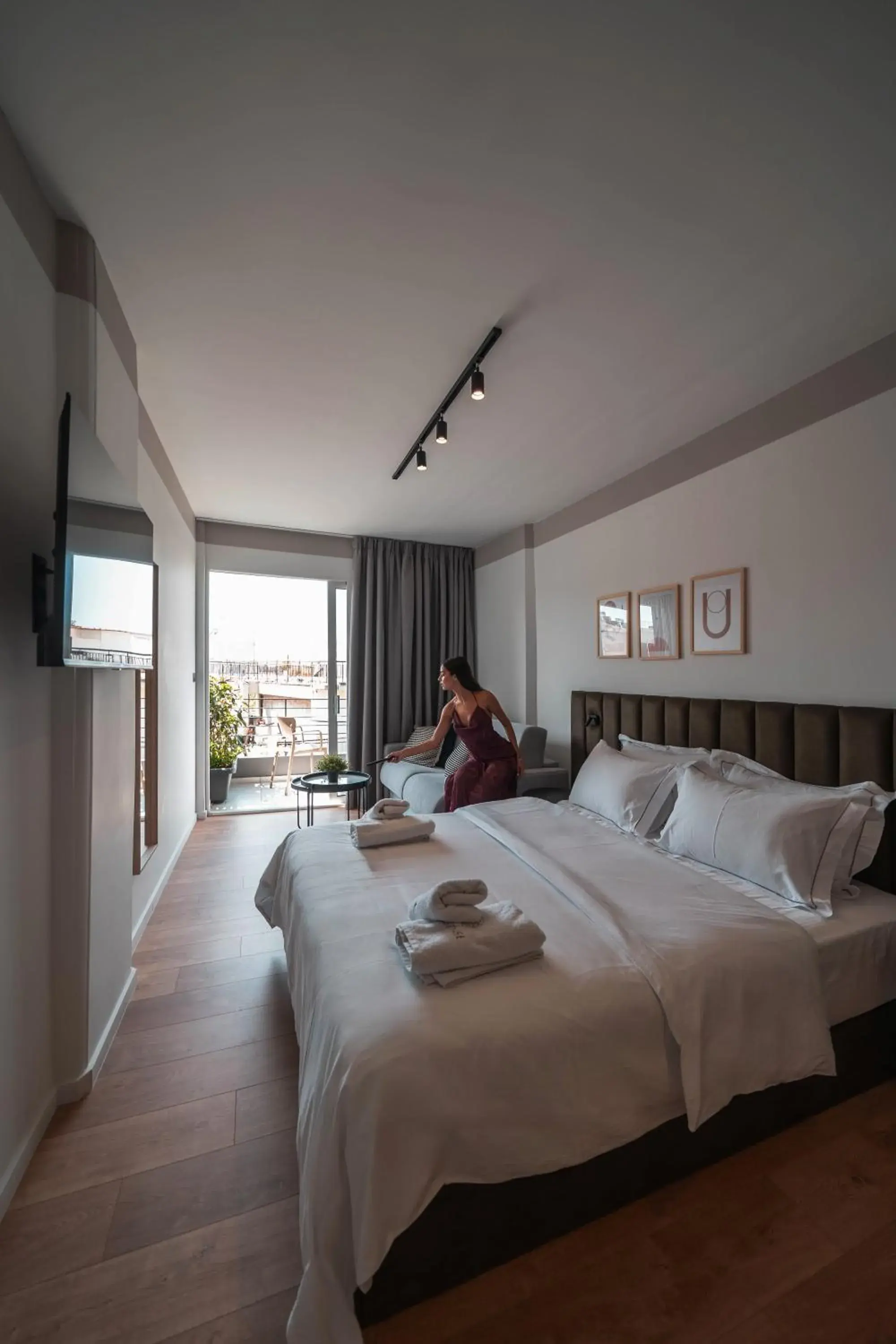 Deluxe Double Room with Balcony - single occupancy in Athesense Suites Deluxe Double Room with Balcony - single occupancy in Athesense Suites