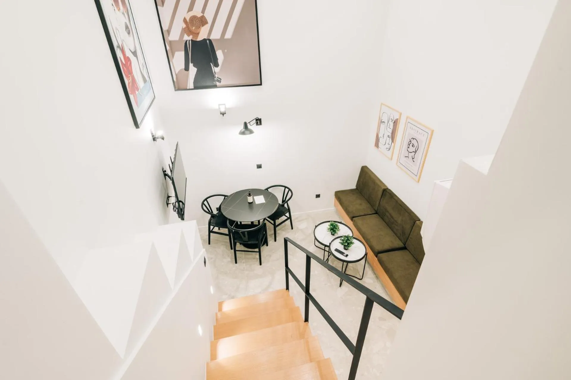 Living room in Athesense Suites