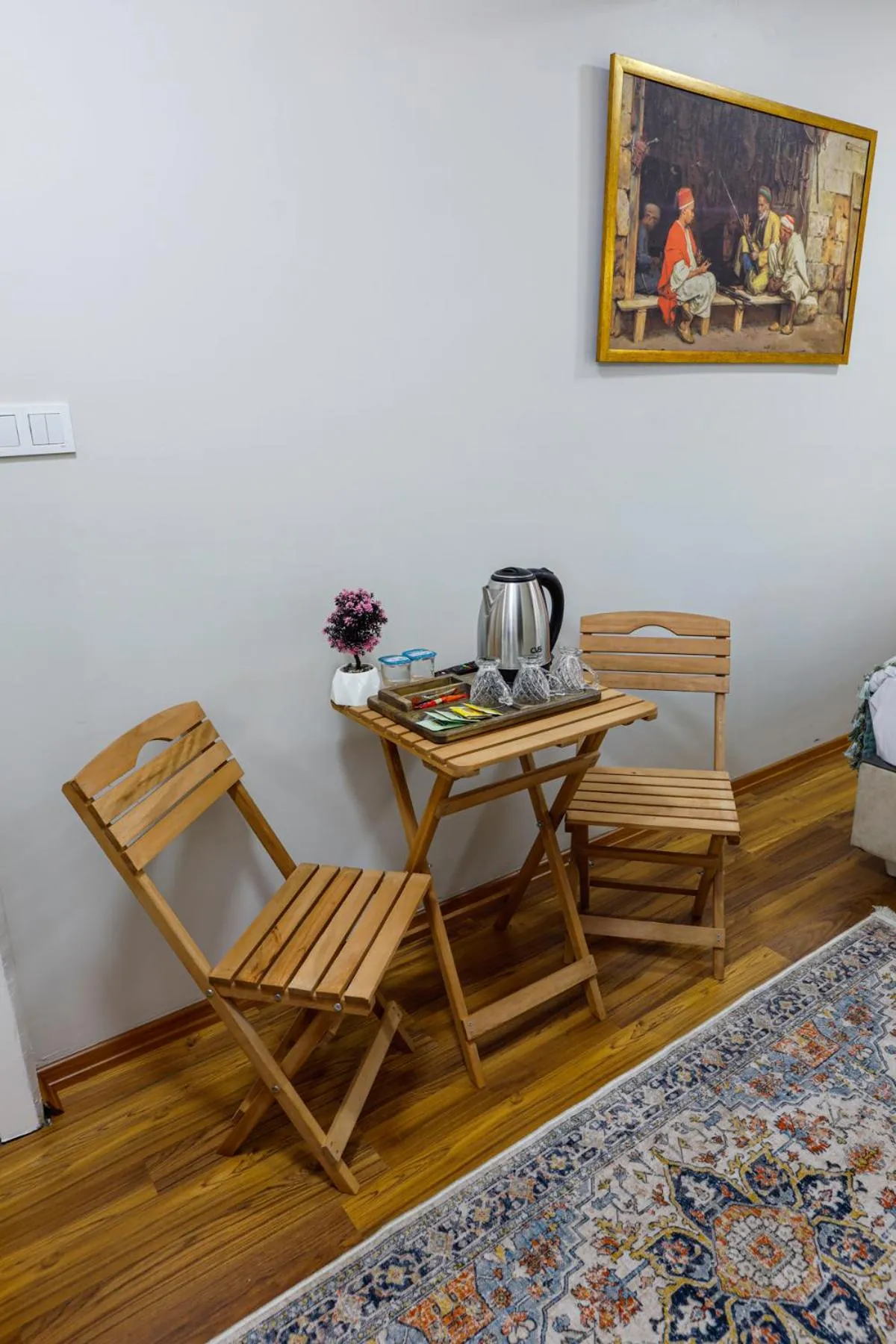 Seating area in Fidelya Boutique Hotel