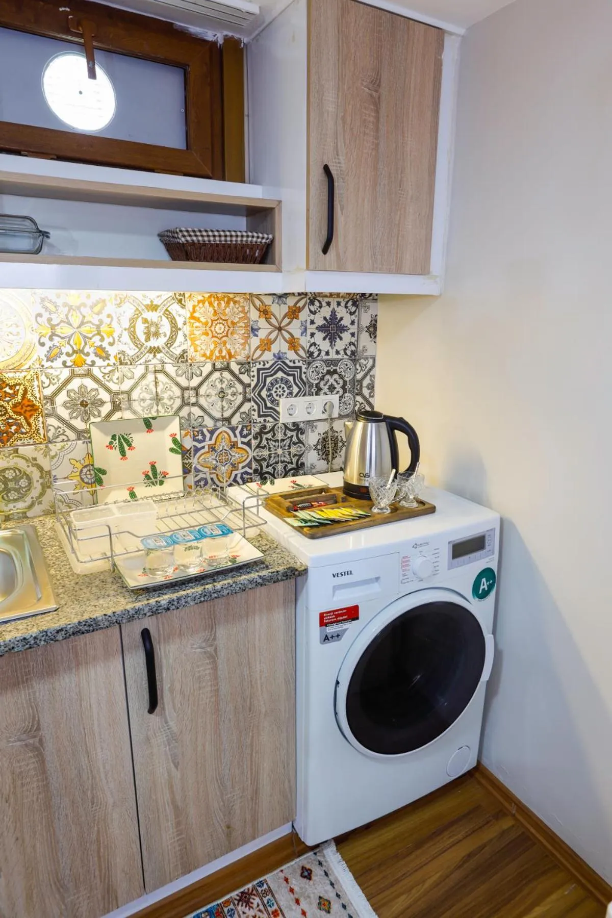 Kitchen or kitchenette in Fidelya Boutique Hotel