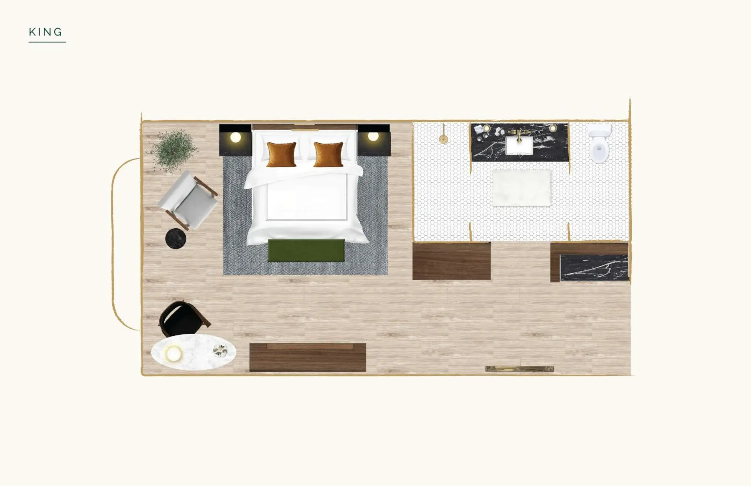 King Room in The Global Ambassador King Room in The Global Ambassador