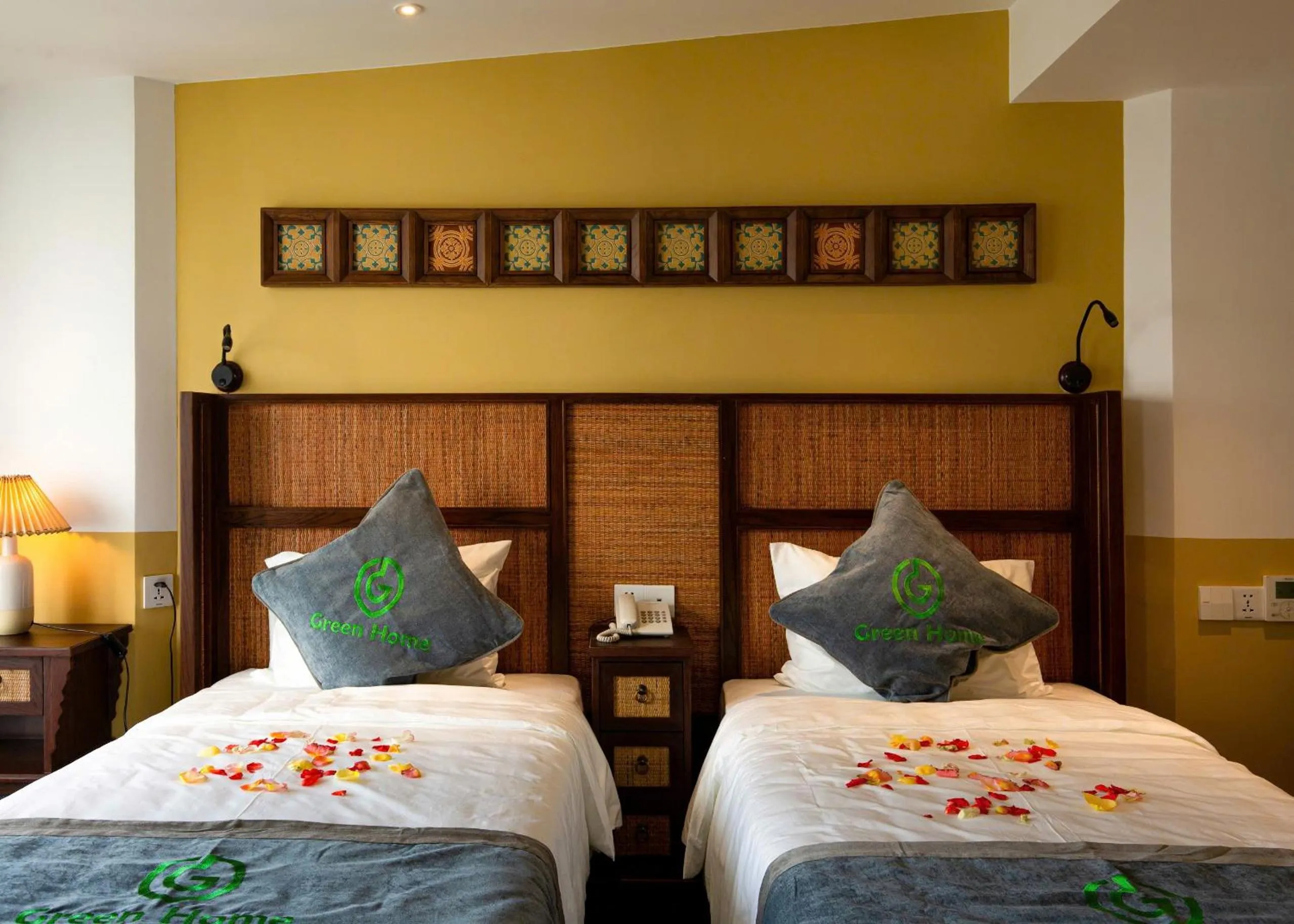 Bed in Green Home Nha Trang