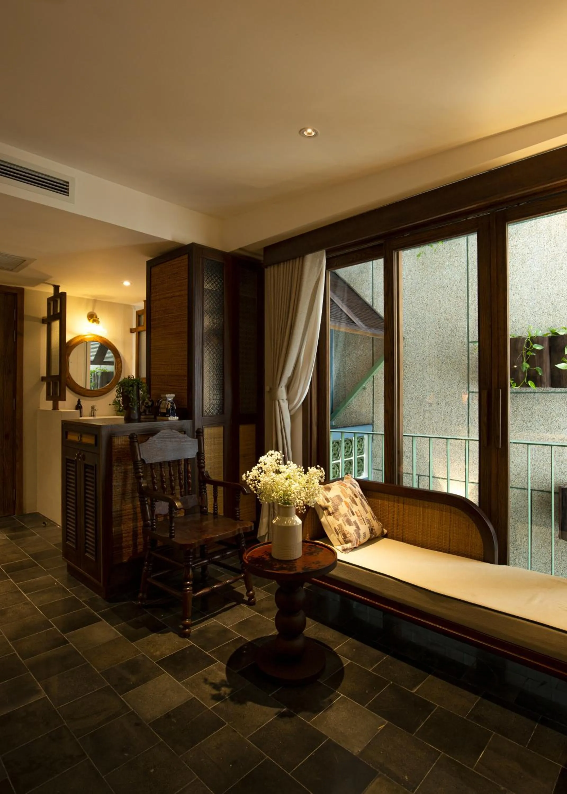 Seating area in Green Home Nha Trang