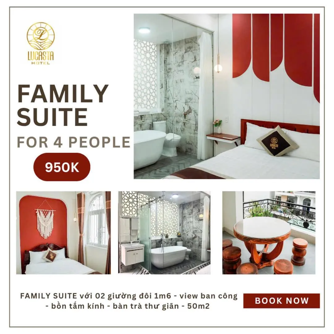 Bed in Lucasta Hotel