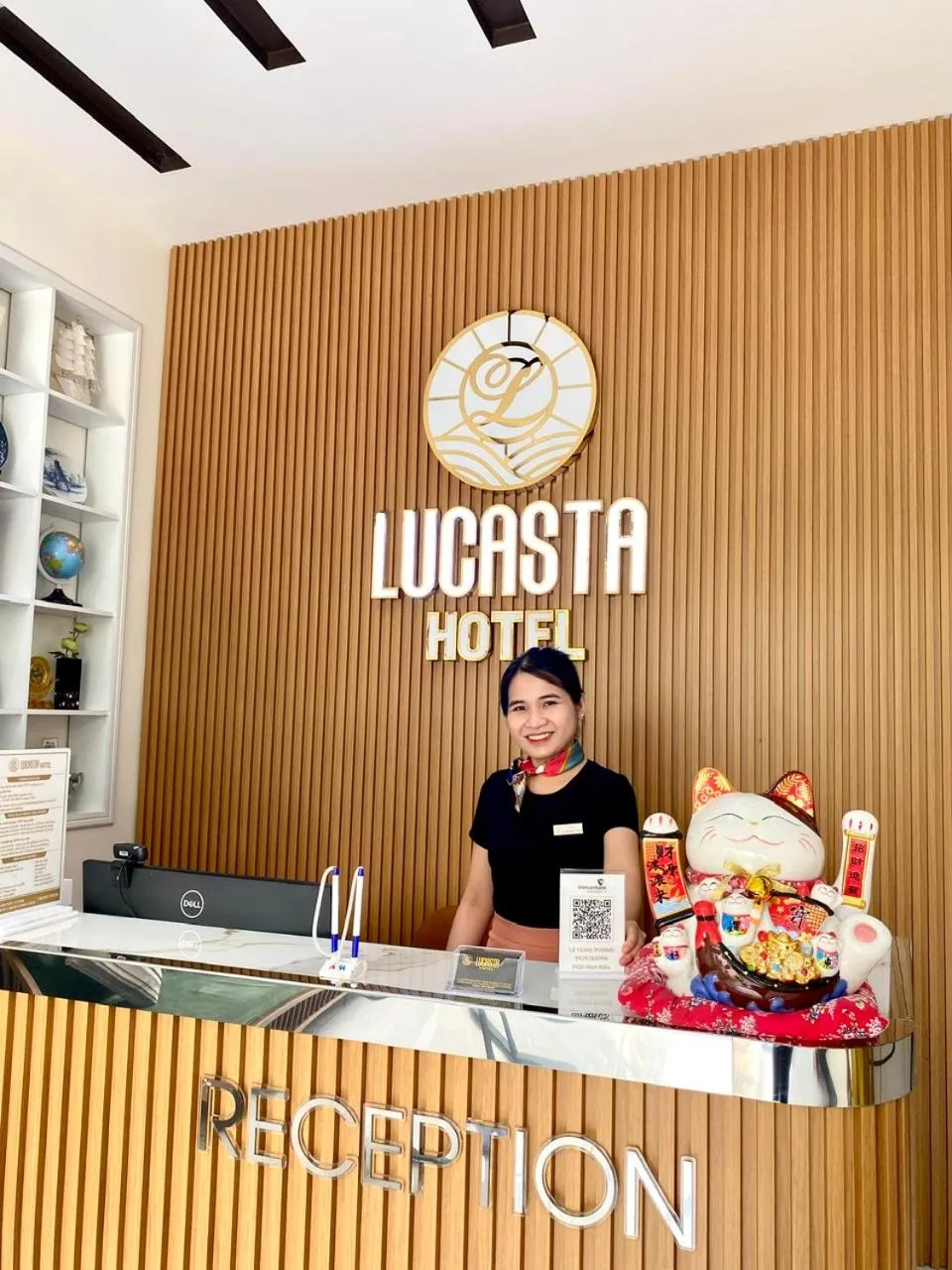 Lobby or reception in Lucasta Hotel
