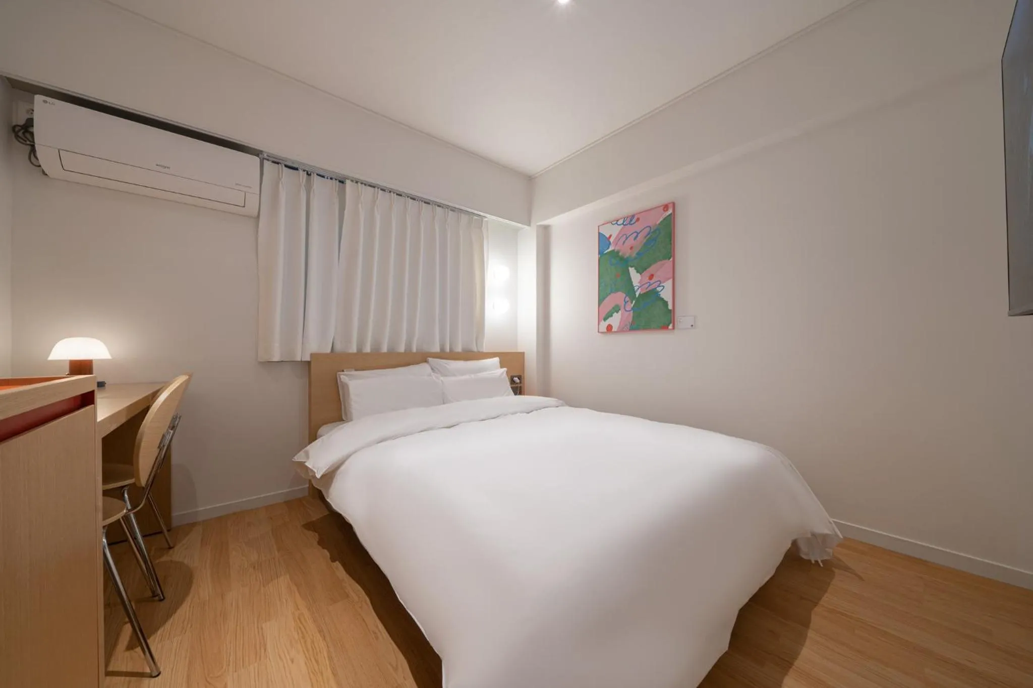 Bed in Anook Hotel Guri