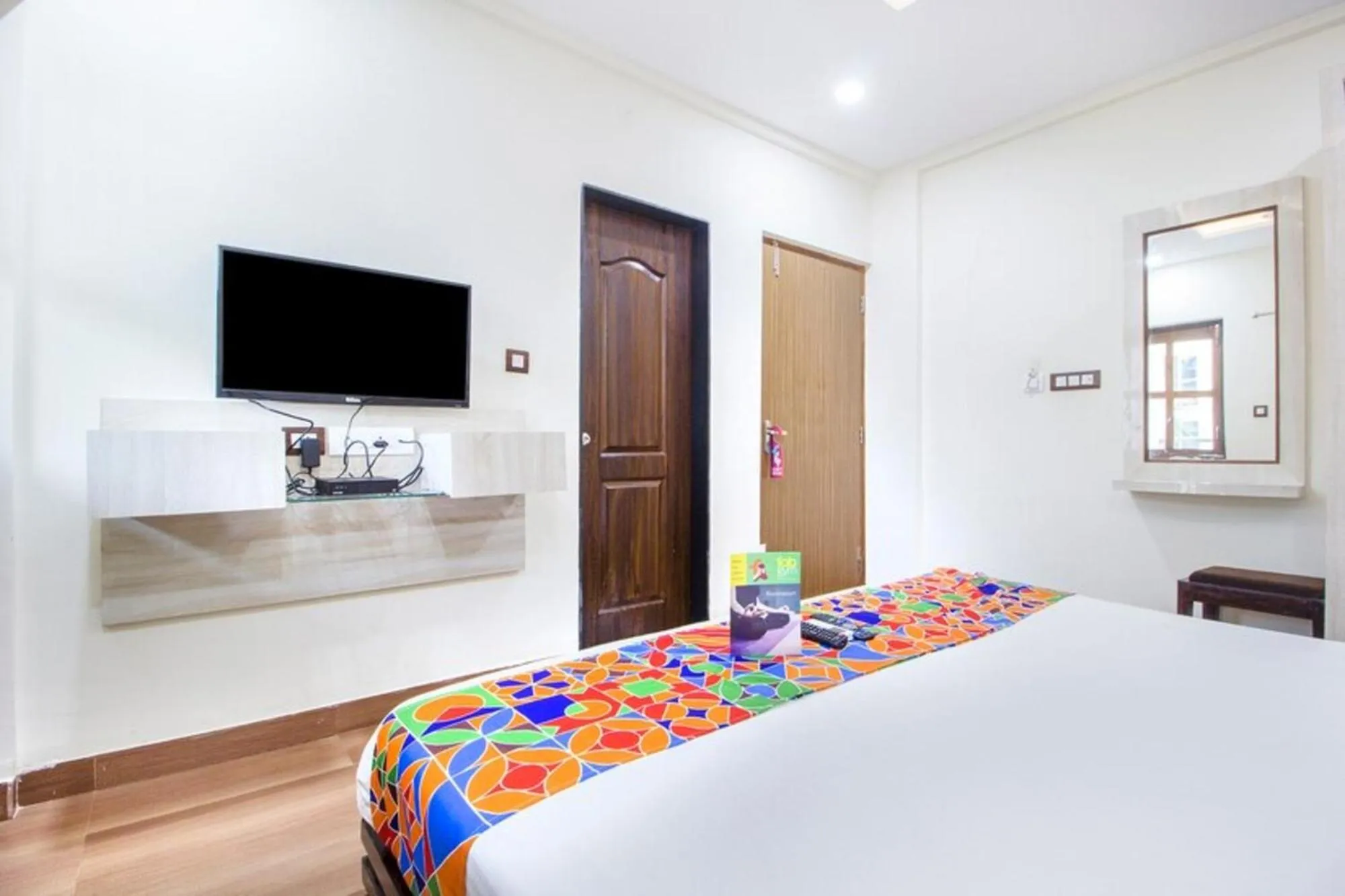 Bed in FabHotel The Sky