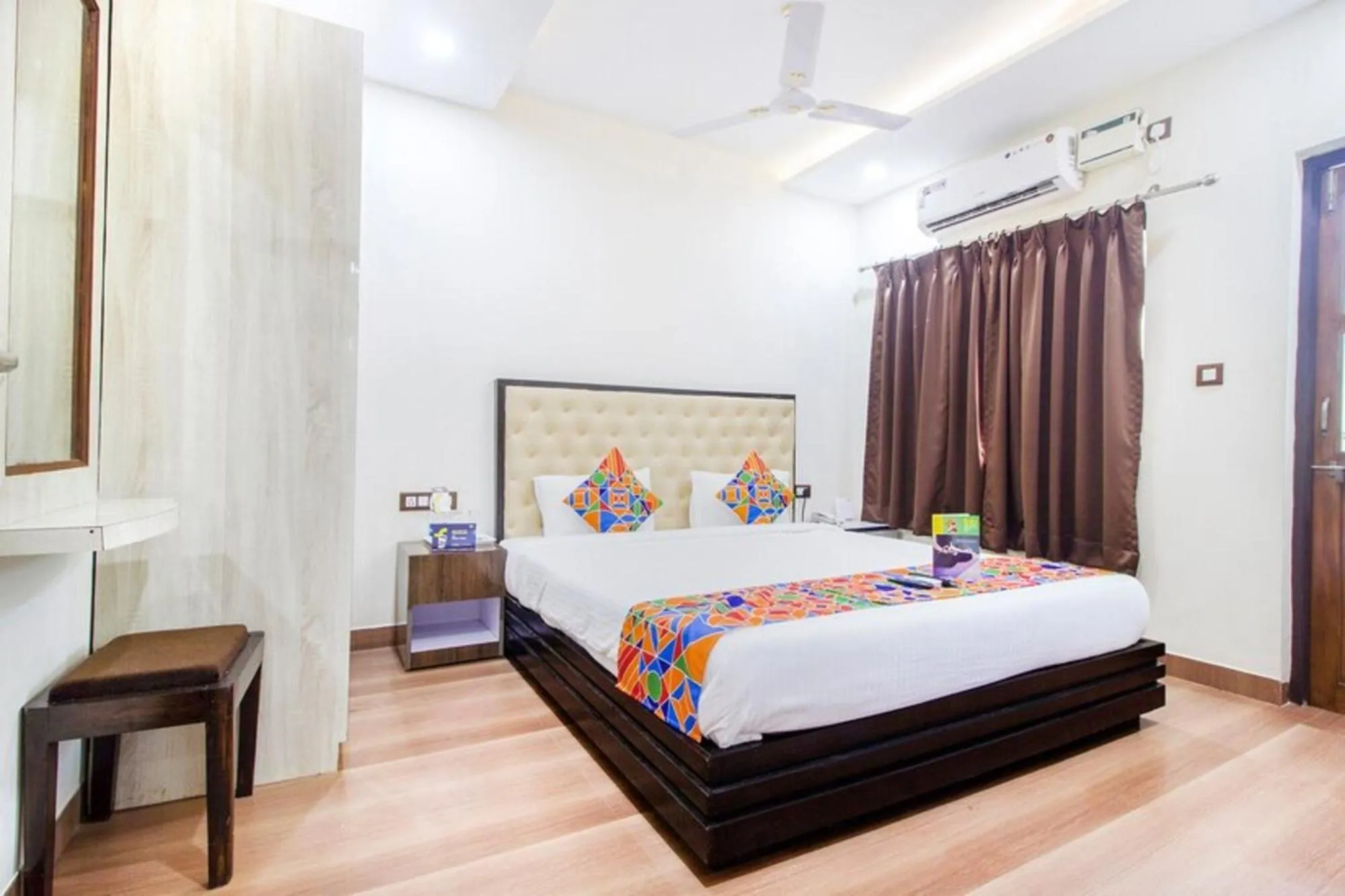 Bed in FabHotel The Sky