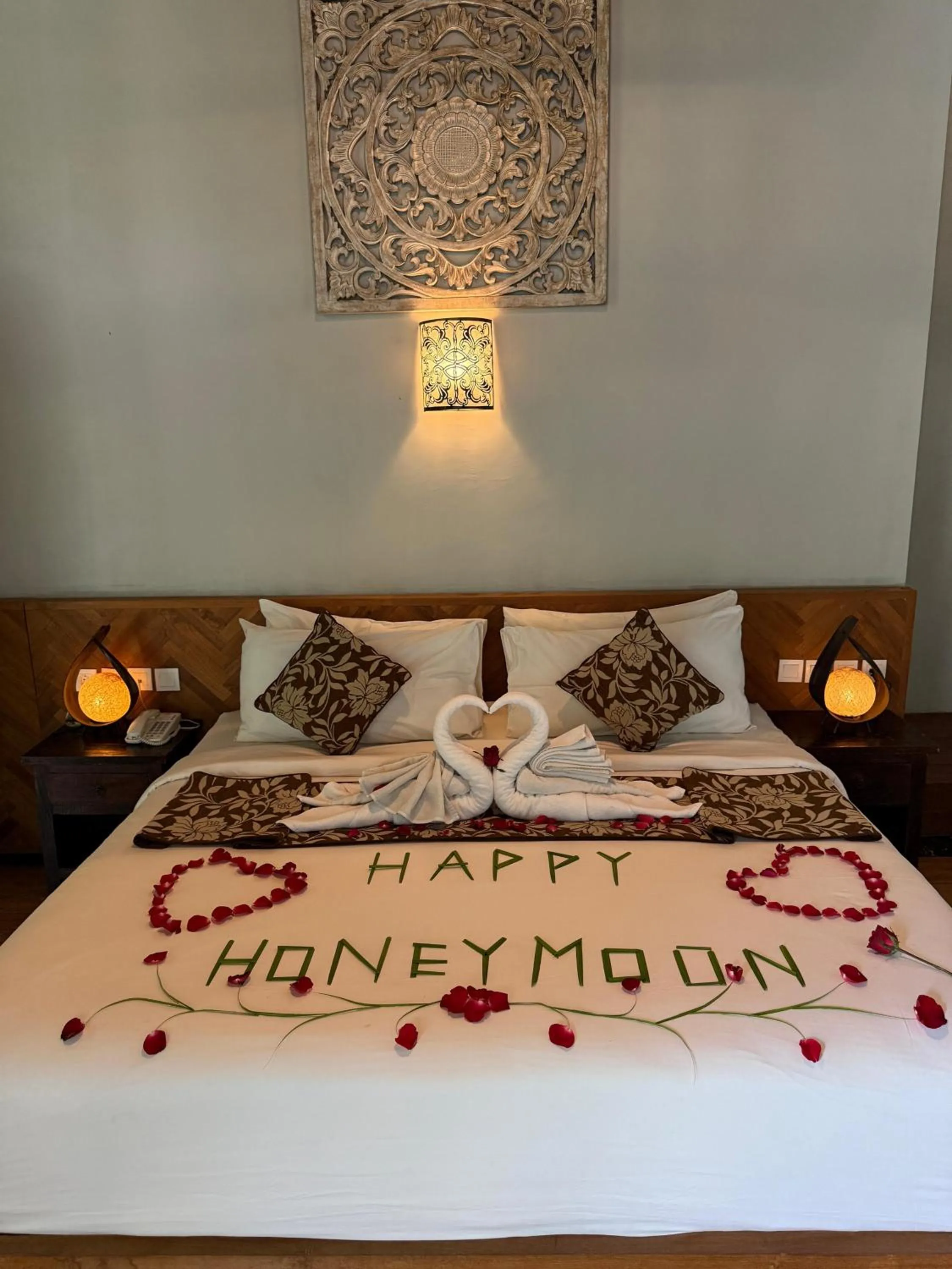 Bed in The Reward Villas Kerobokan