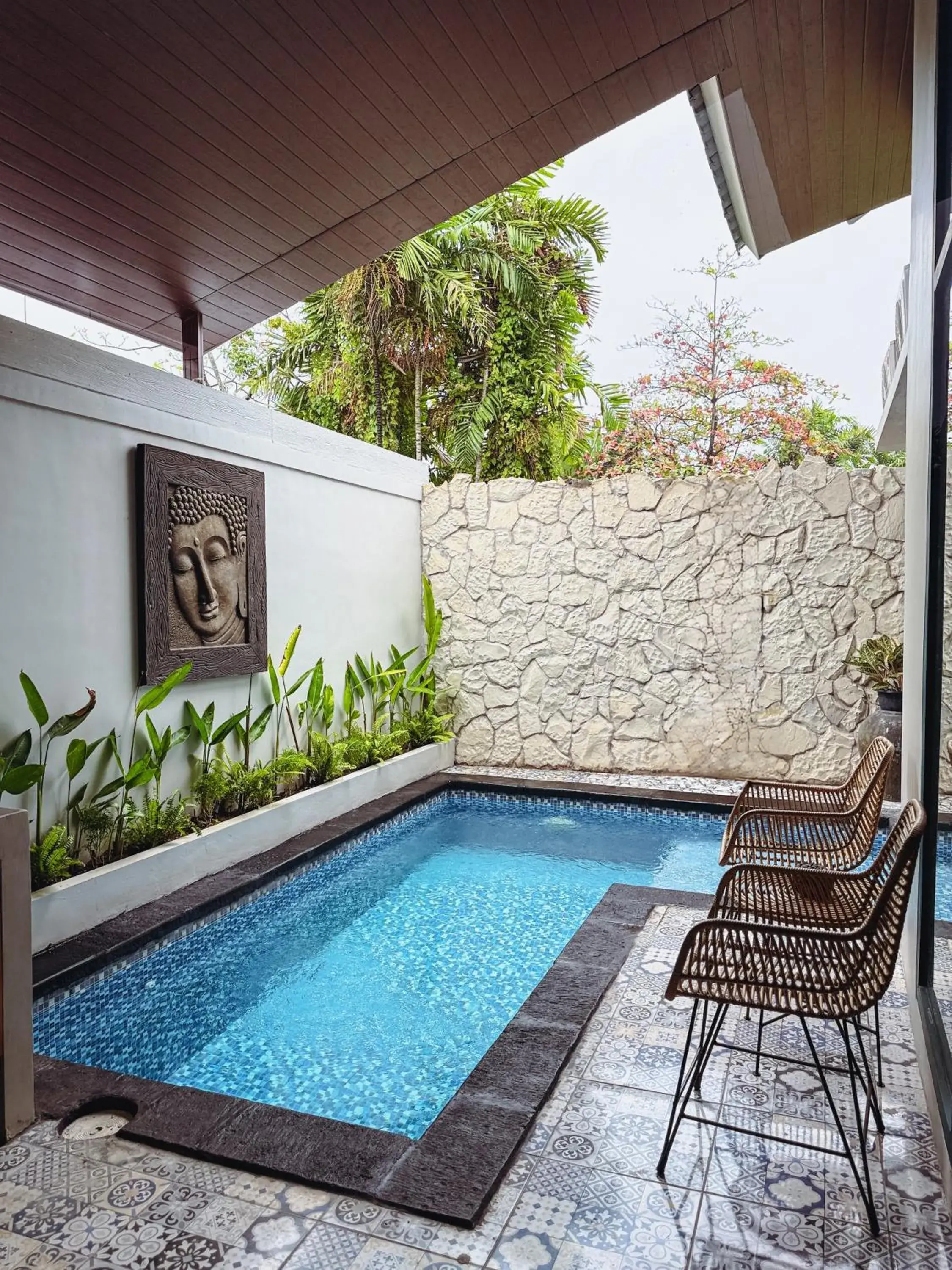 Pool view in The Reward Villas Kerobokan Pool view in The Reward Villas Kerobokan