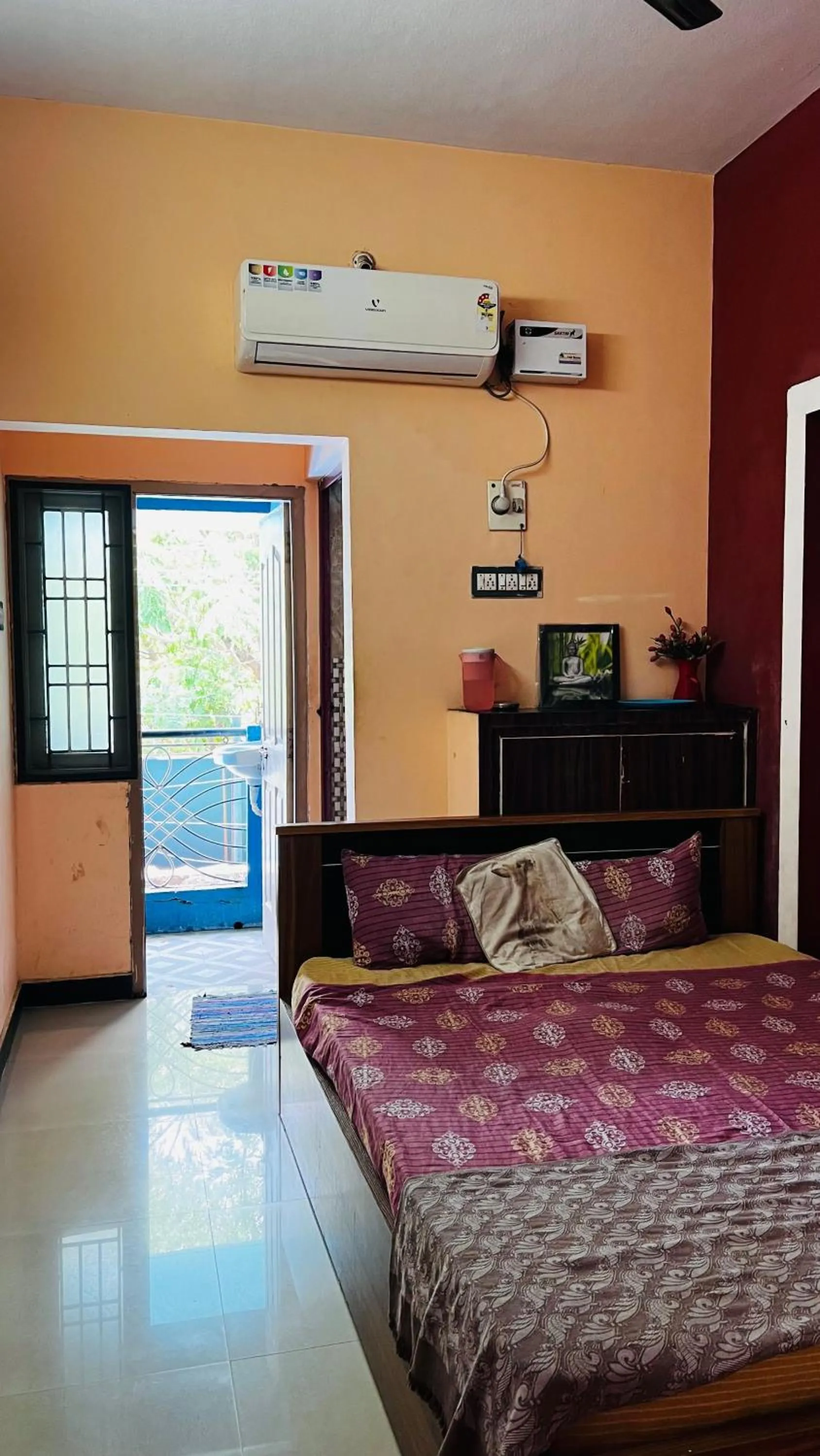 Bedroom, Bed in Hotel O 81239 Shri Vinayaka Inn Rooms