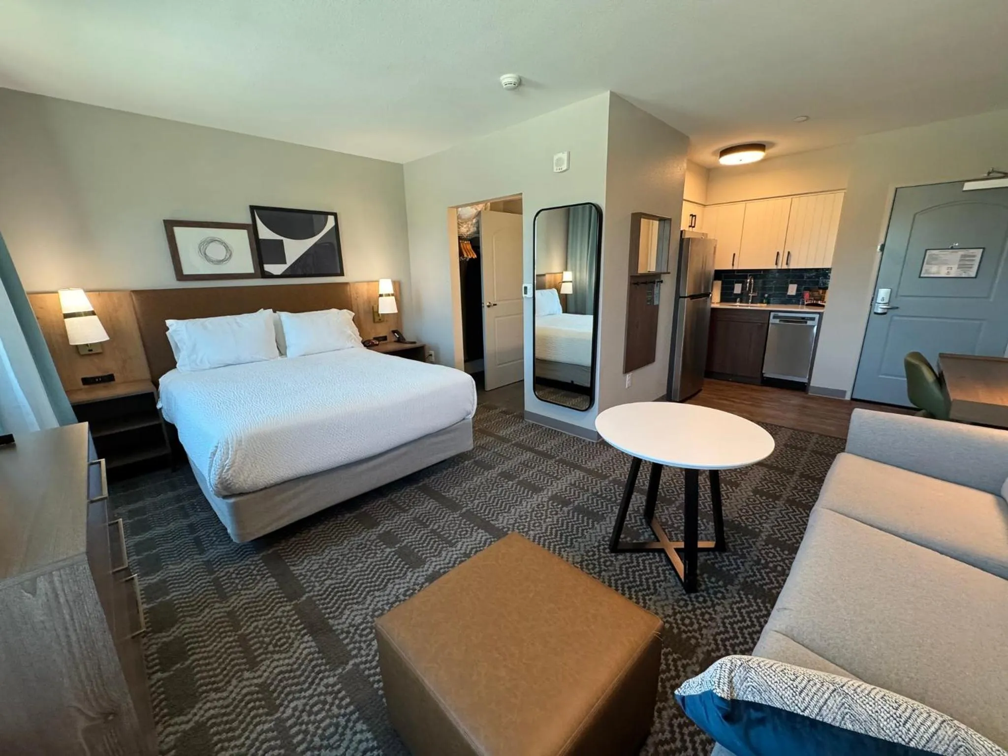 Photo of the whole room, Bed in Staybridge Suites Sacramento Woodland by IHG