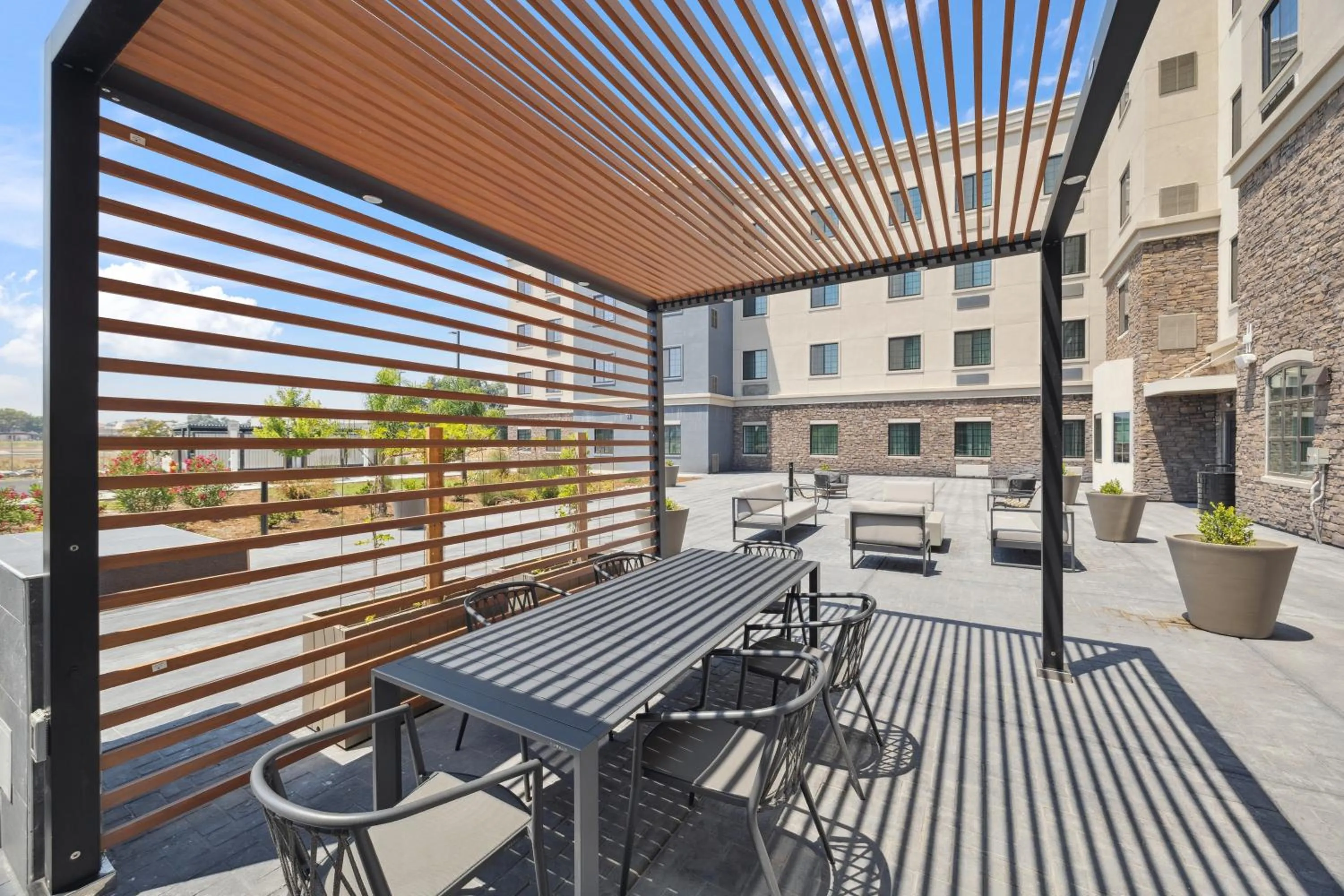 Patio in Staybridge Suites Sacramento Woodland by IHG