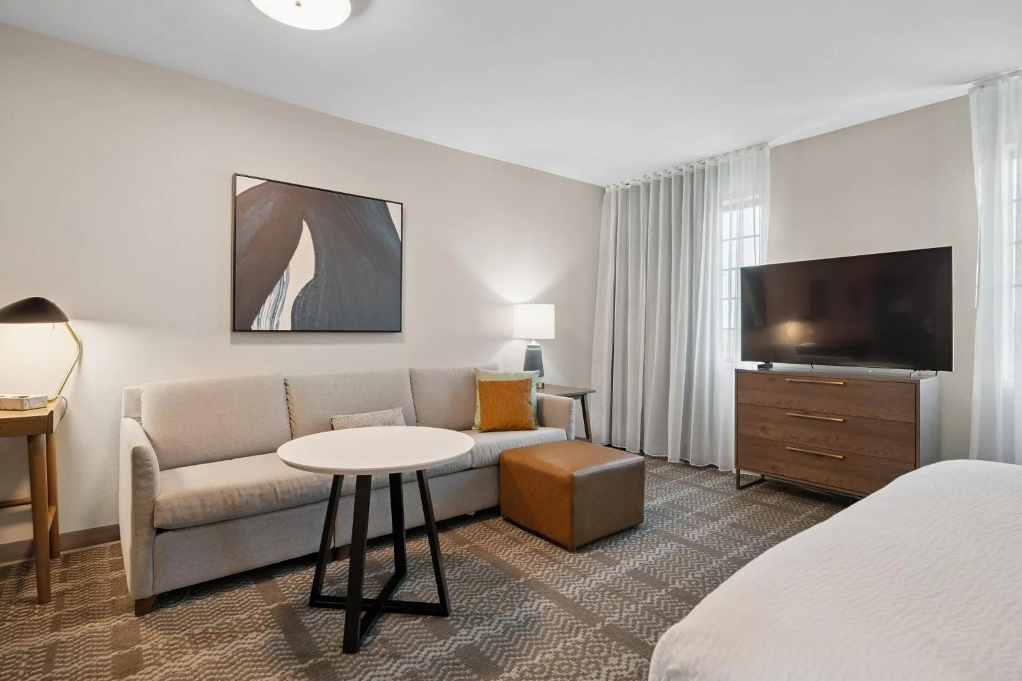 Photo of the whole room, Bed in Staybridge Suites Sacramento Woodland by IHG