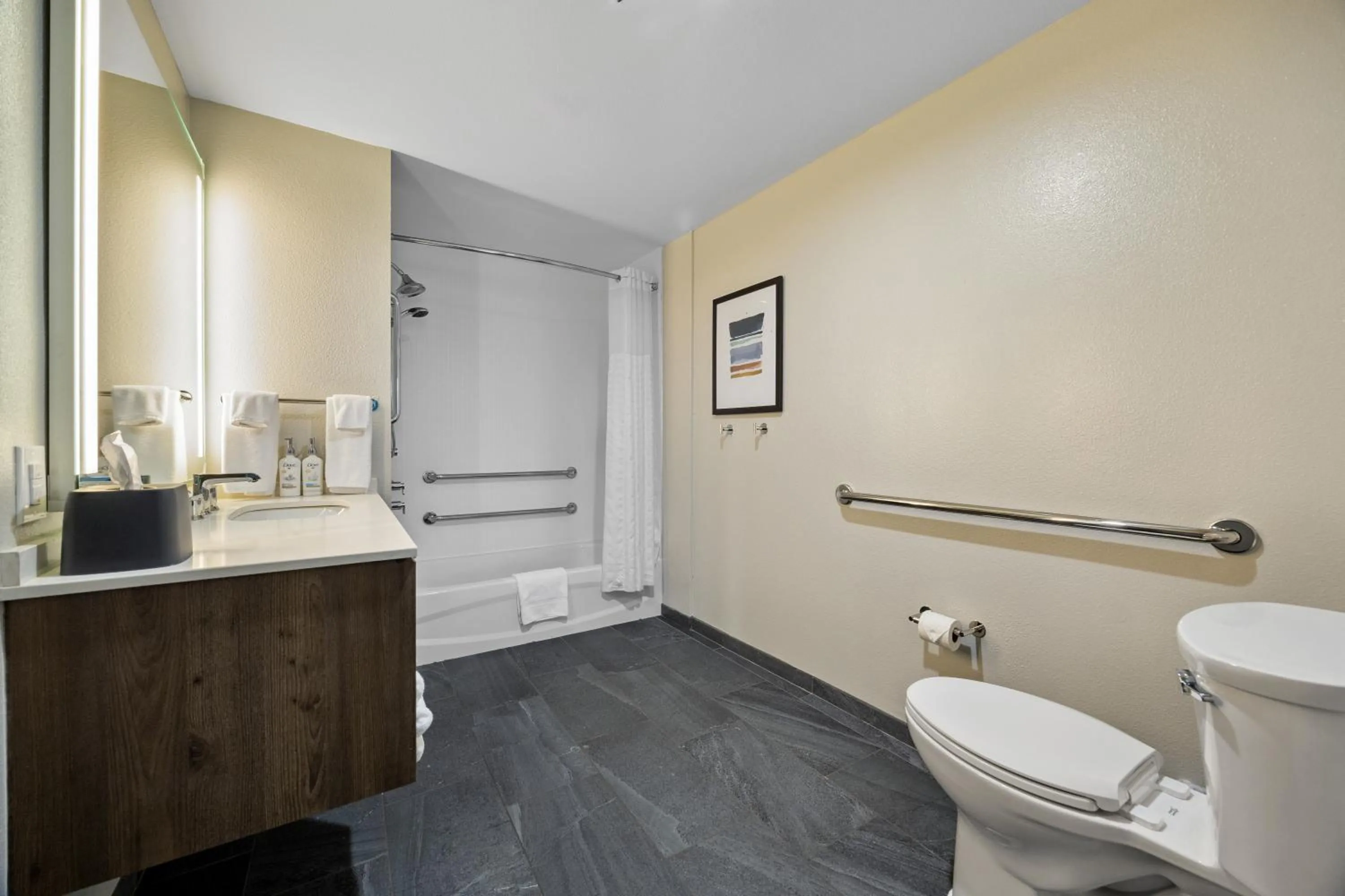 Shower in Staybridge Suites Sacramento Woodland by IHG