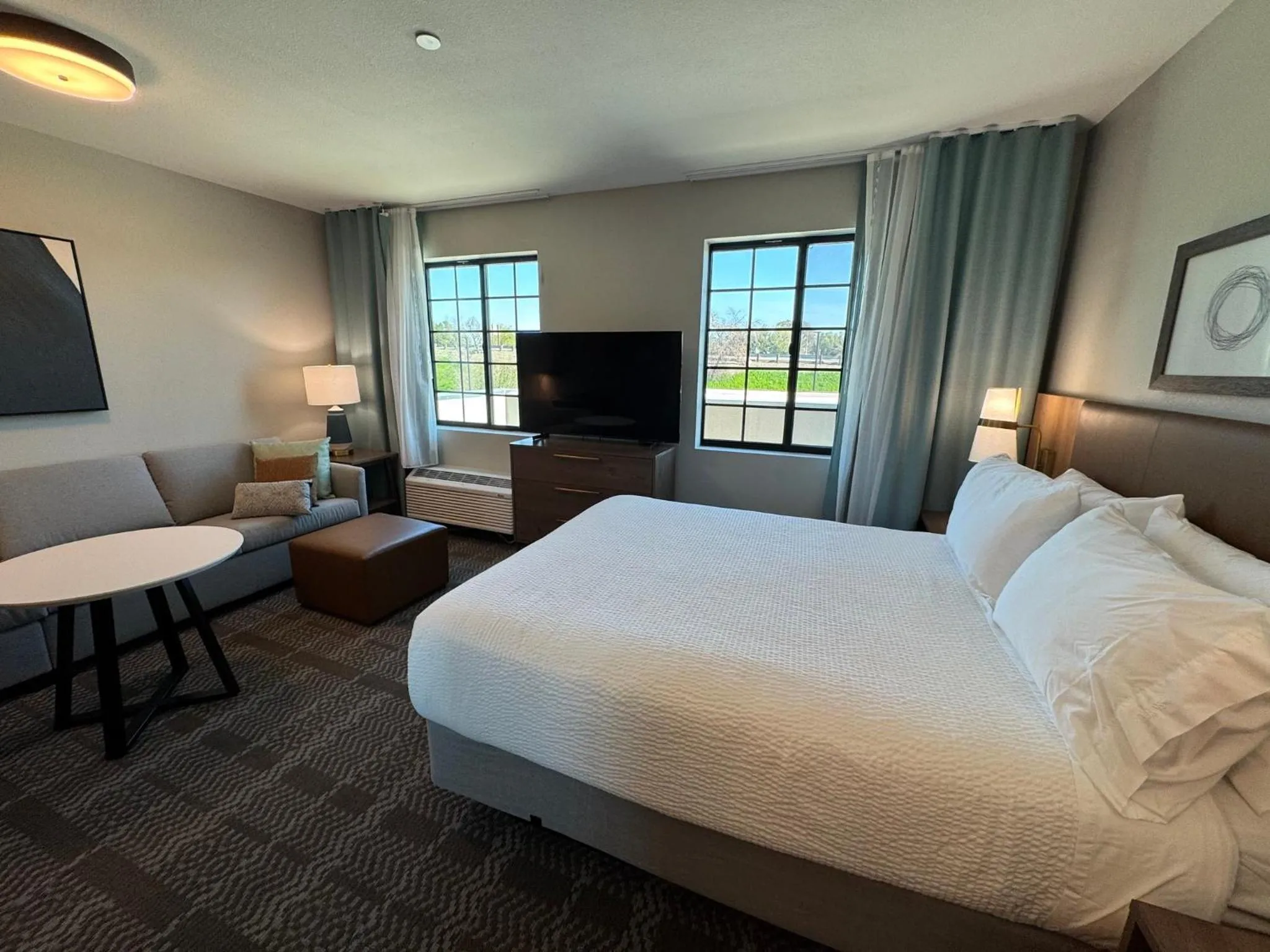 Photo of the whole room, Bed in Staybridge Suites Sacramento Woodland by IHG