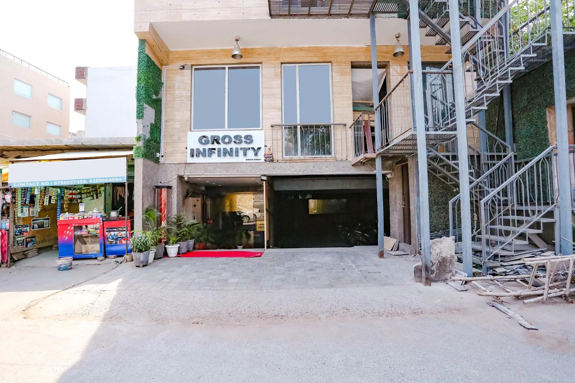 Property building in FabHotel Delta Suites I