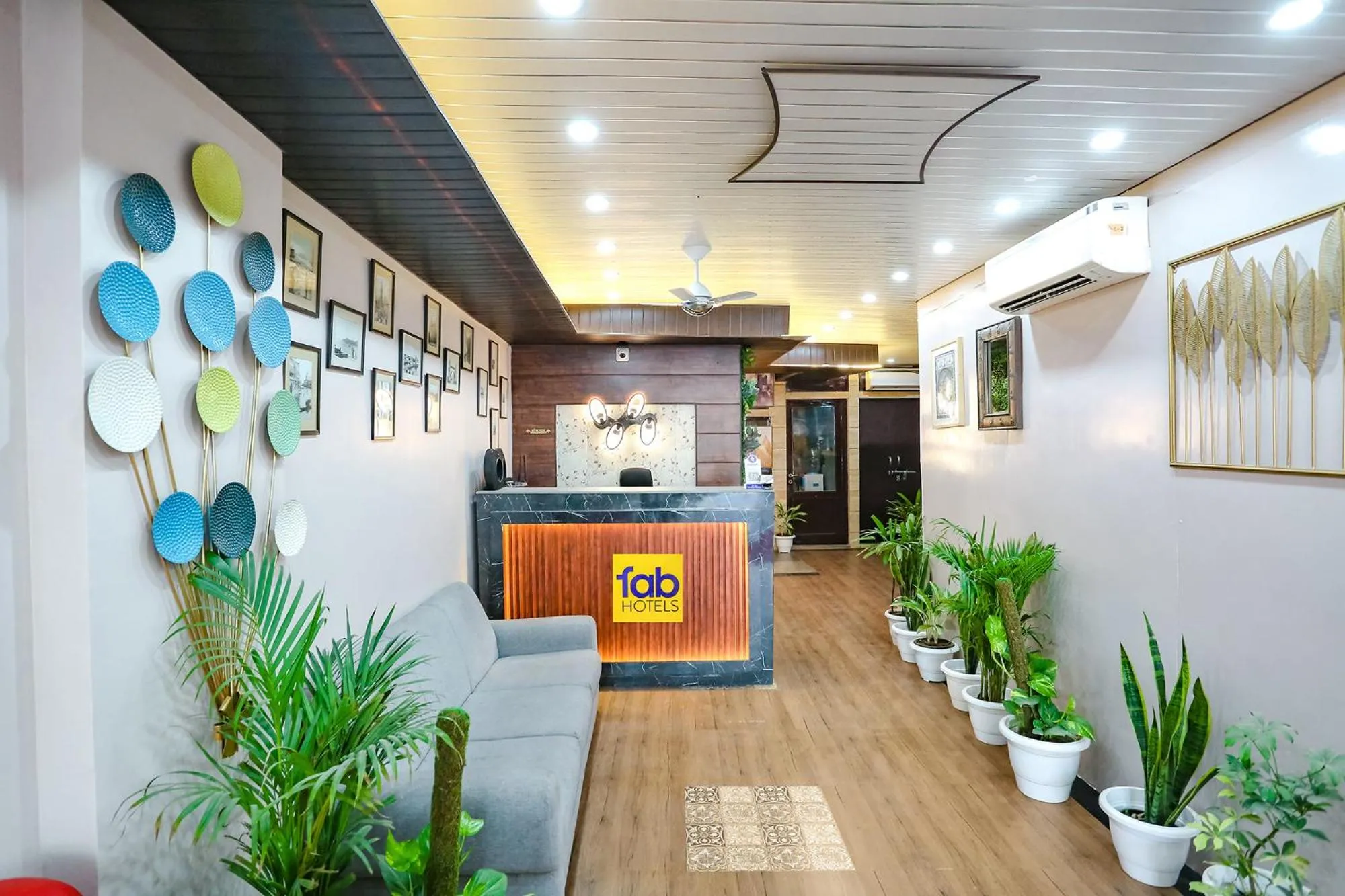 Lobby or reception in FabHotel Delta Suites I