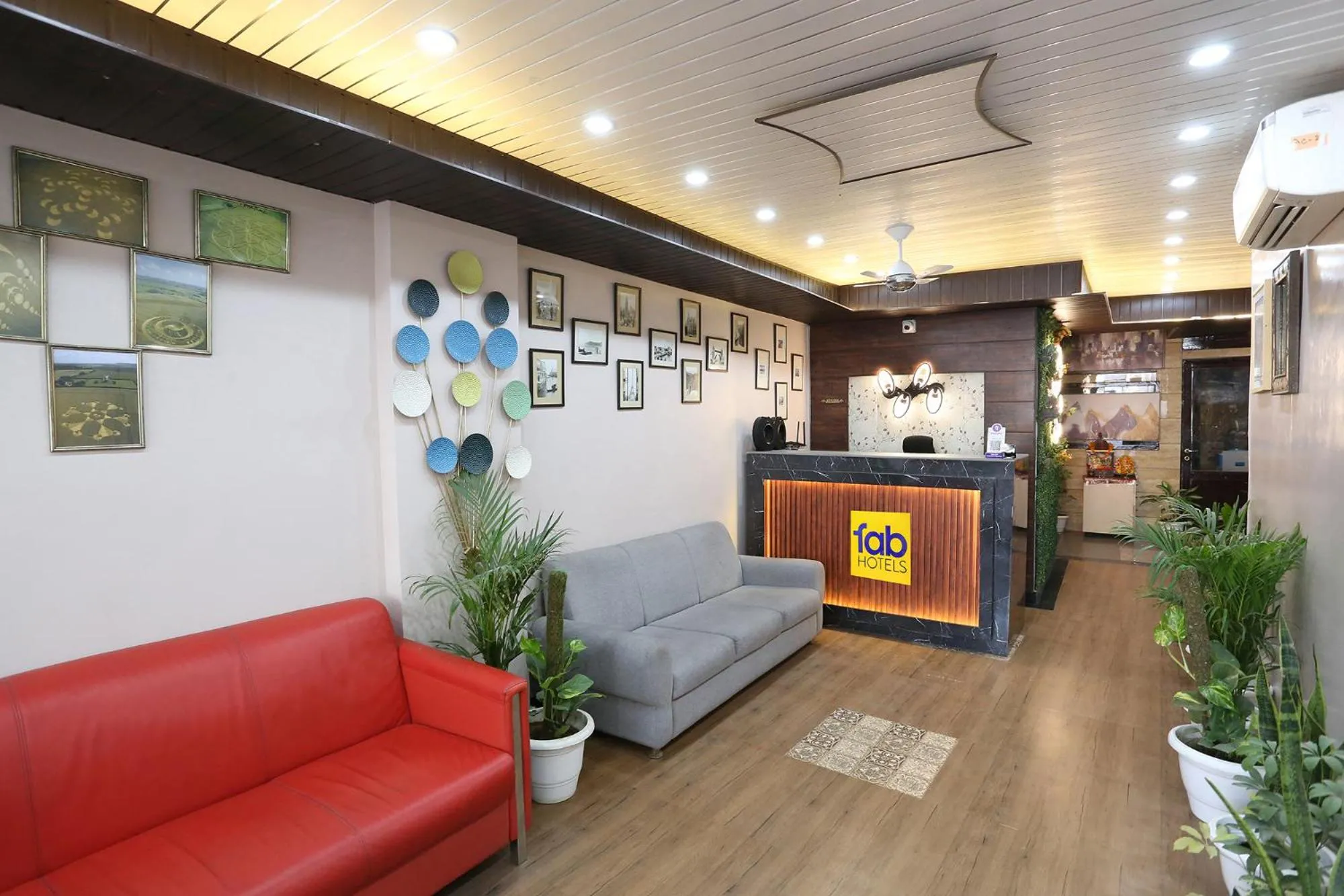 Lobby or reception in FabHotel Delta Suites I
