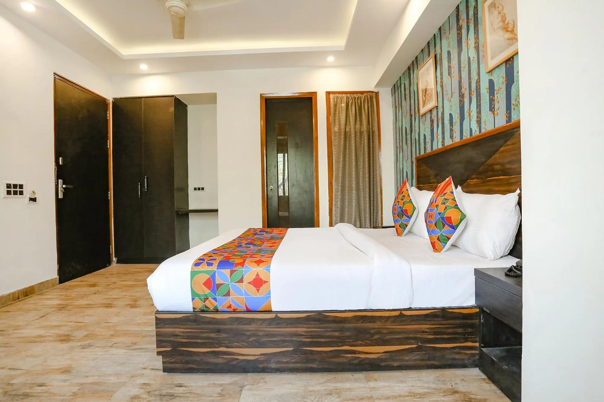 Photo of the whole room, Bed in FabHotel Delta Suites I