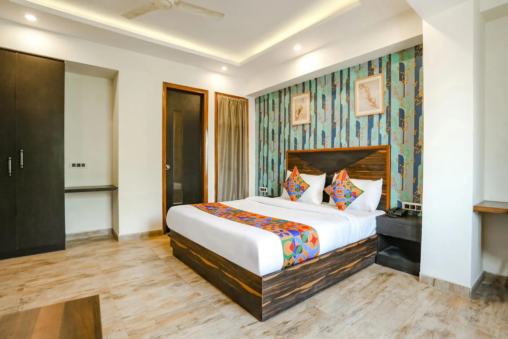 Photo of the whole room, Bed in FabHotel Delta Suites I