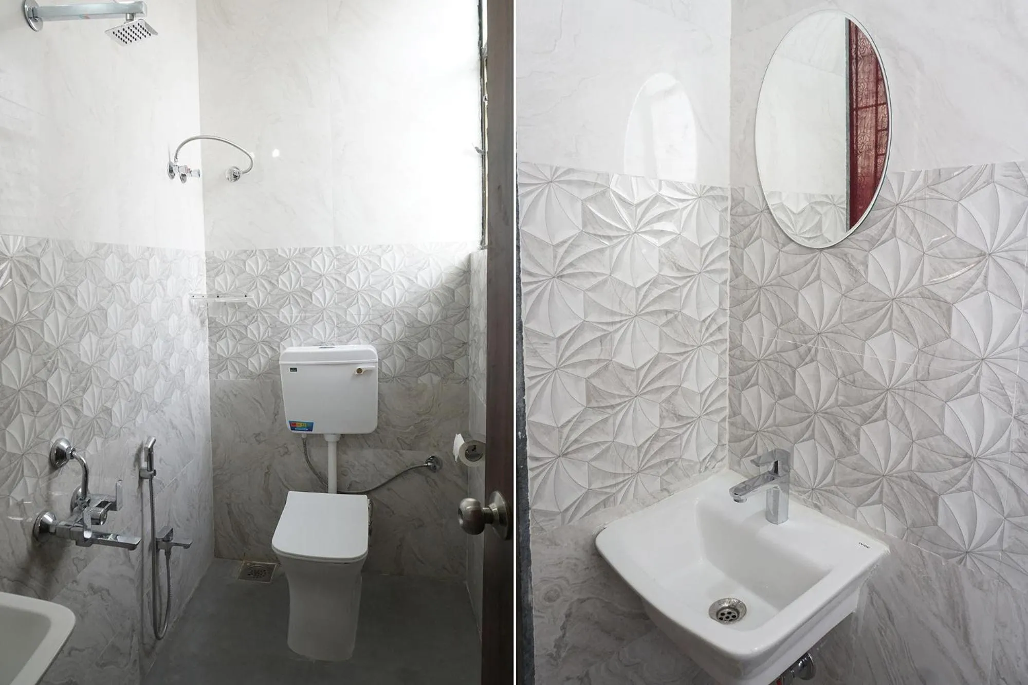 Bathroom in FabHotel Gargi Galuxe - Nr Ankushrao Natyagruha