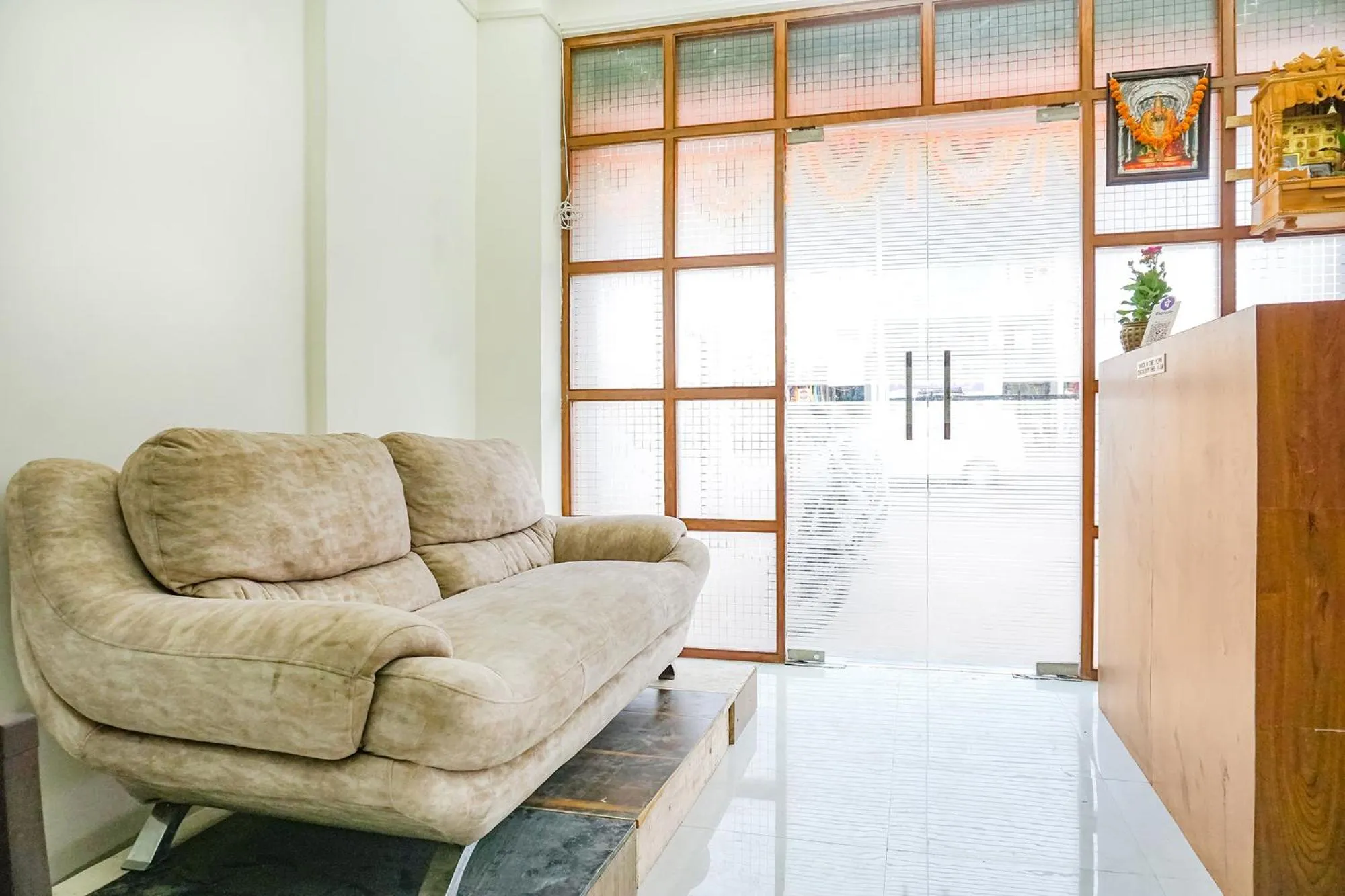 Seating area in FabHotel Gargi Galuxe - Nr Ankushrao Natyagruha