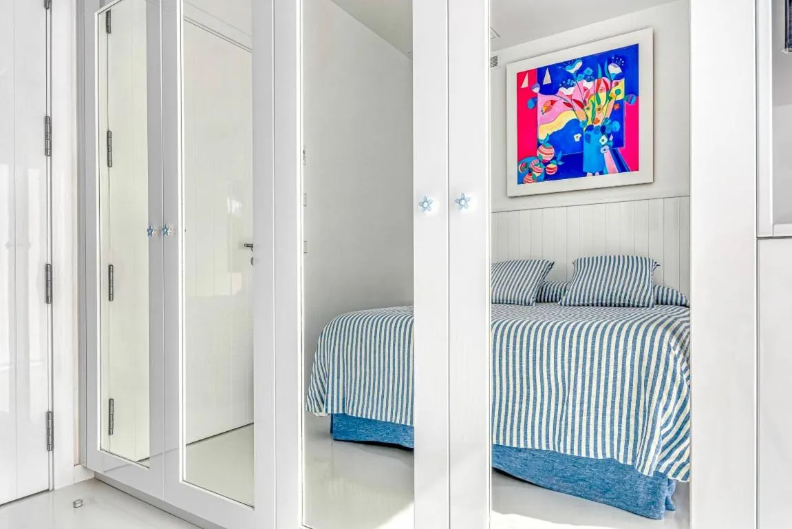 Bed in The Pink Elephant Hotel