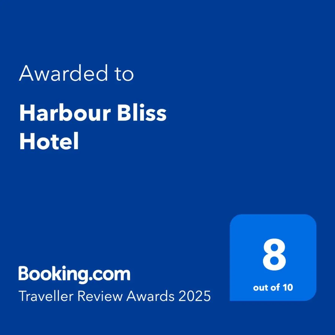 Certificate/Award in Harbour Bliss Hotel