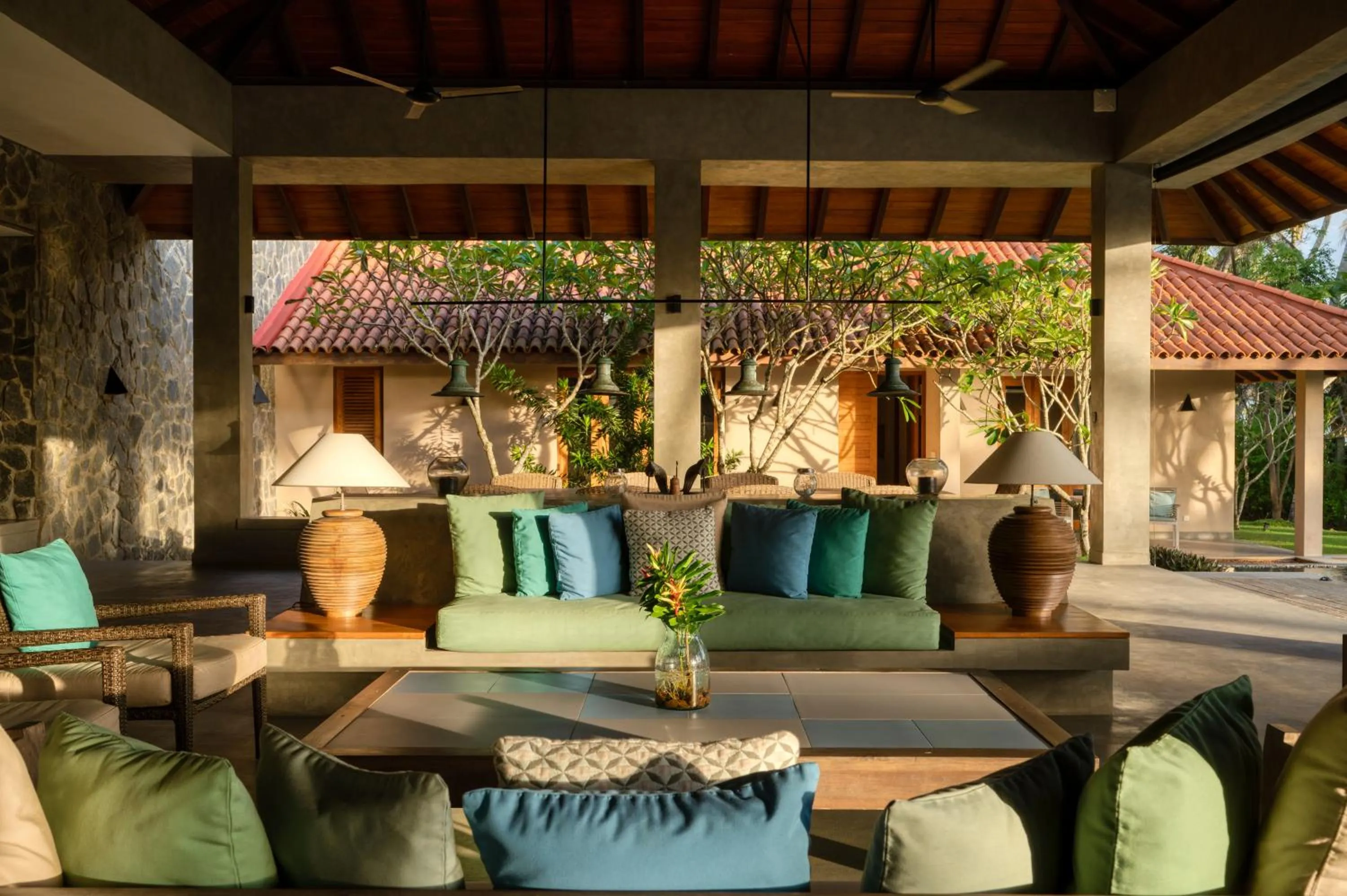 Living room in Kirana - A Santani Villa, Bentota
