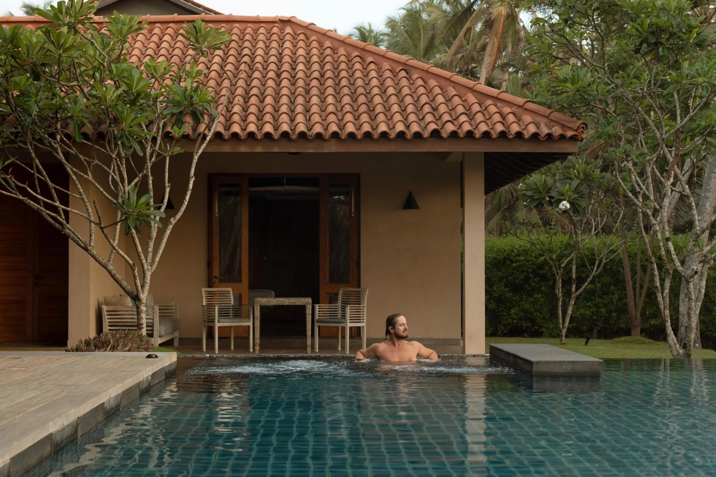 Swimming pool in Kirana - A Santani Villa, Bentota