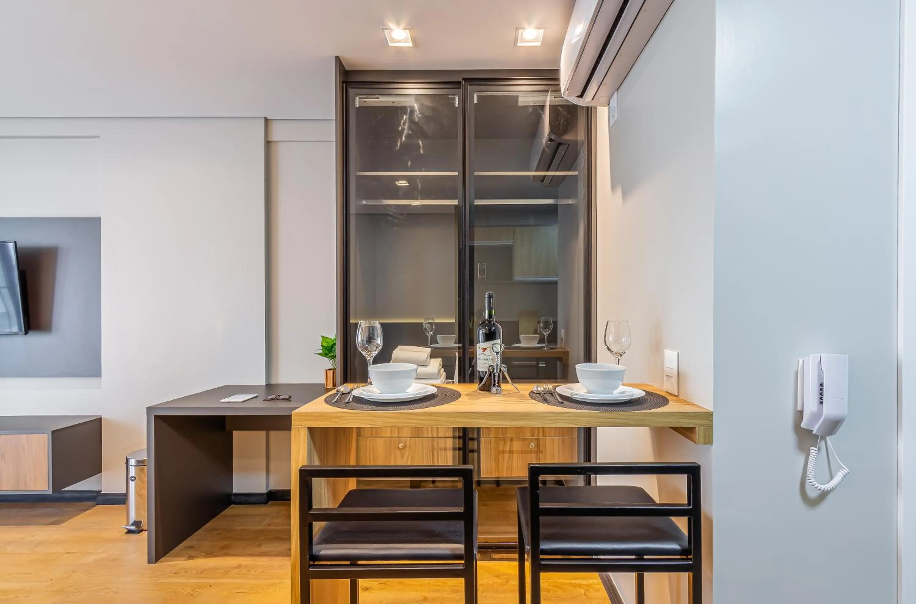 Kitchen or kitchenette in Next Paulista by Viva - Apartamentos completos ao lado da Av Paulista e MASP