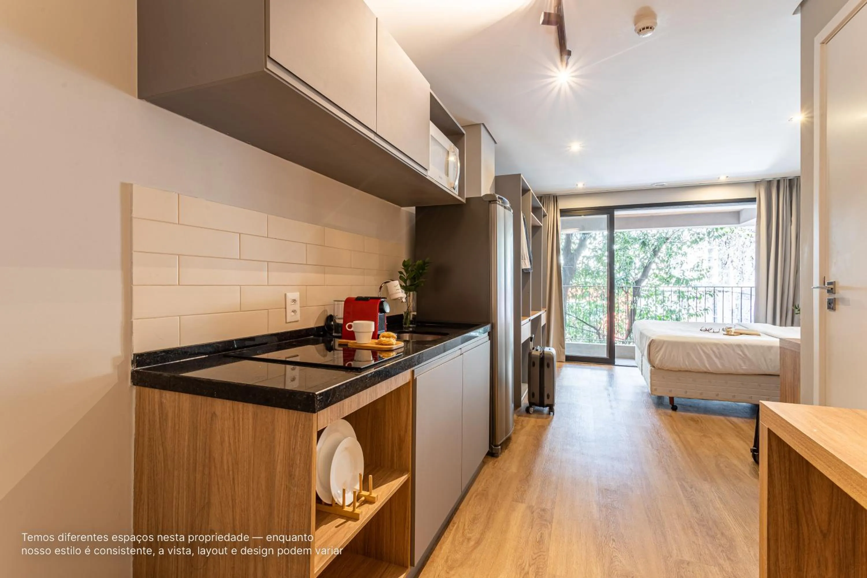 Kitchen or kitchenette in Next Paulista by Viva - Apartamentos completos ao lado da Av Paulista e MASP