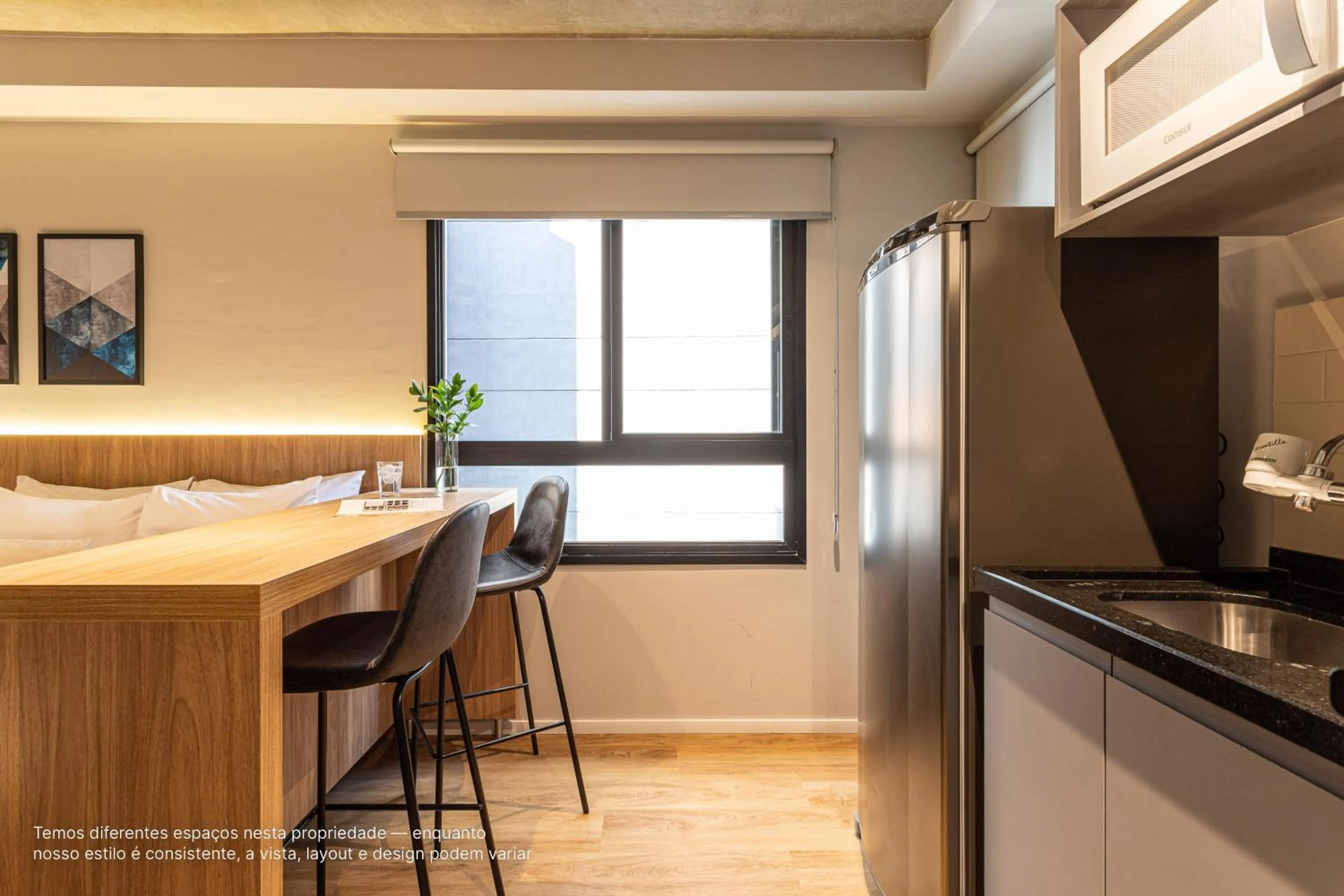 Kitchen or kitchenette in Next Paulista by Viva - Apartamentos completos ao lado da Av Paulista e MASP