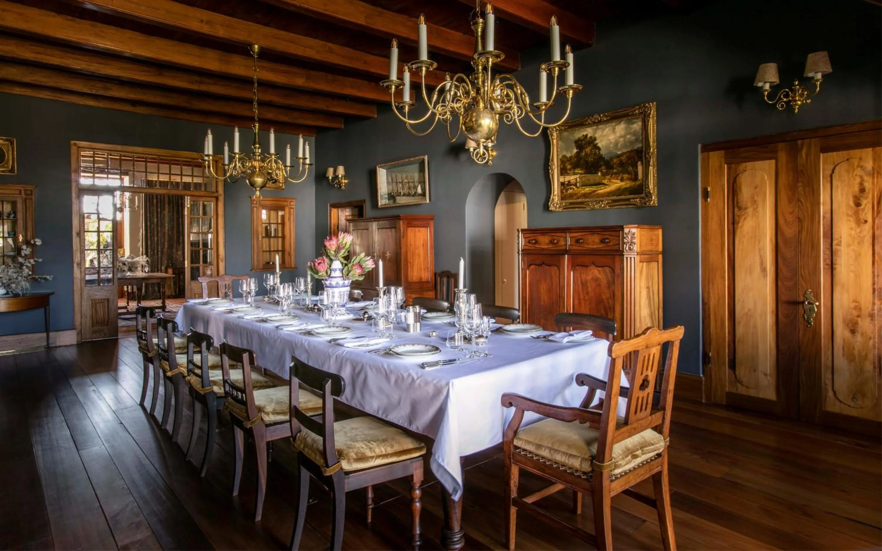 Dining area in The Hazendal Hotel and Spa