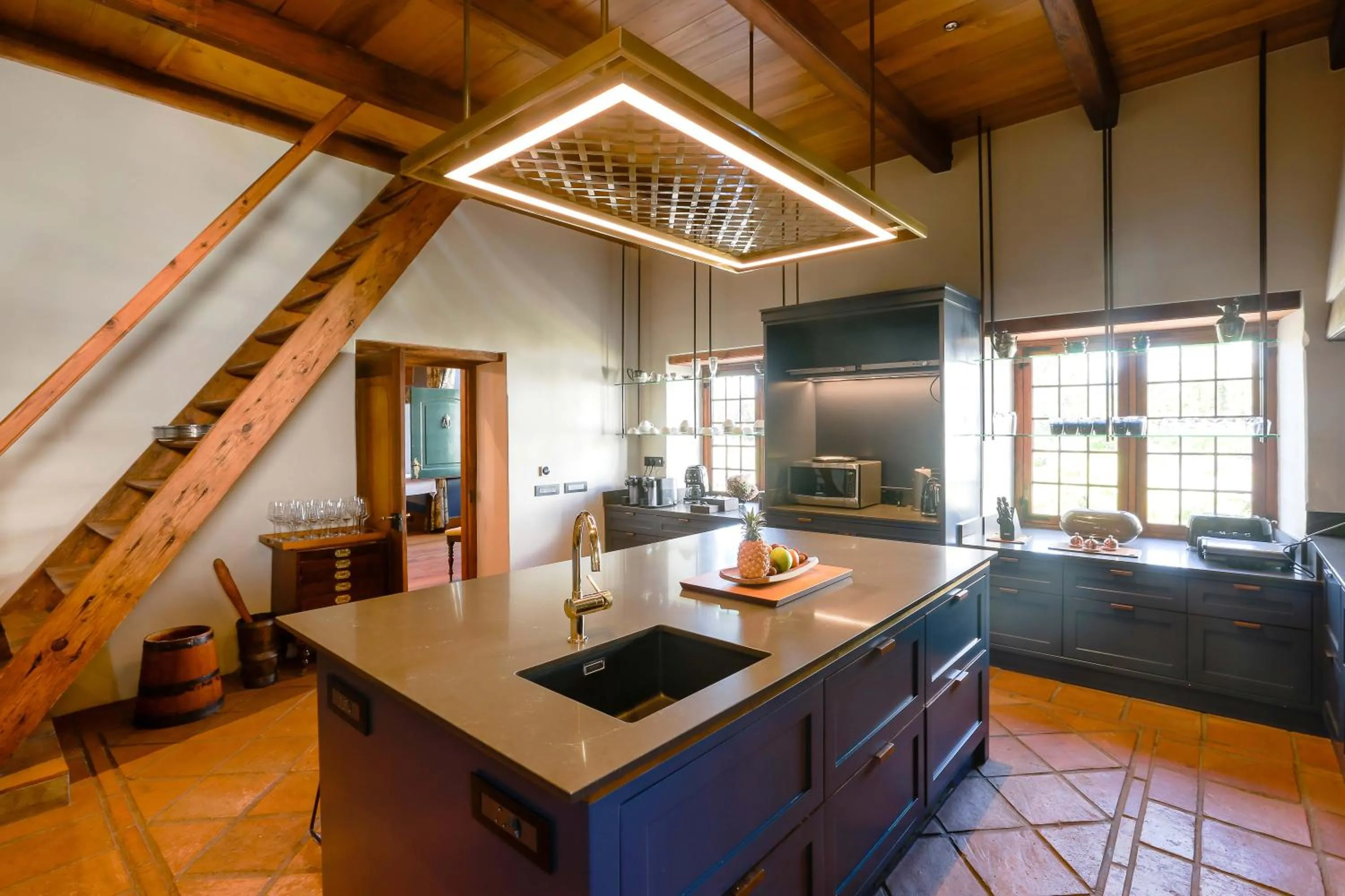 Kitchen or kitchenette in The Hazendal Hotel and Spa