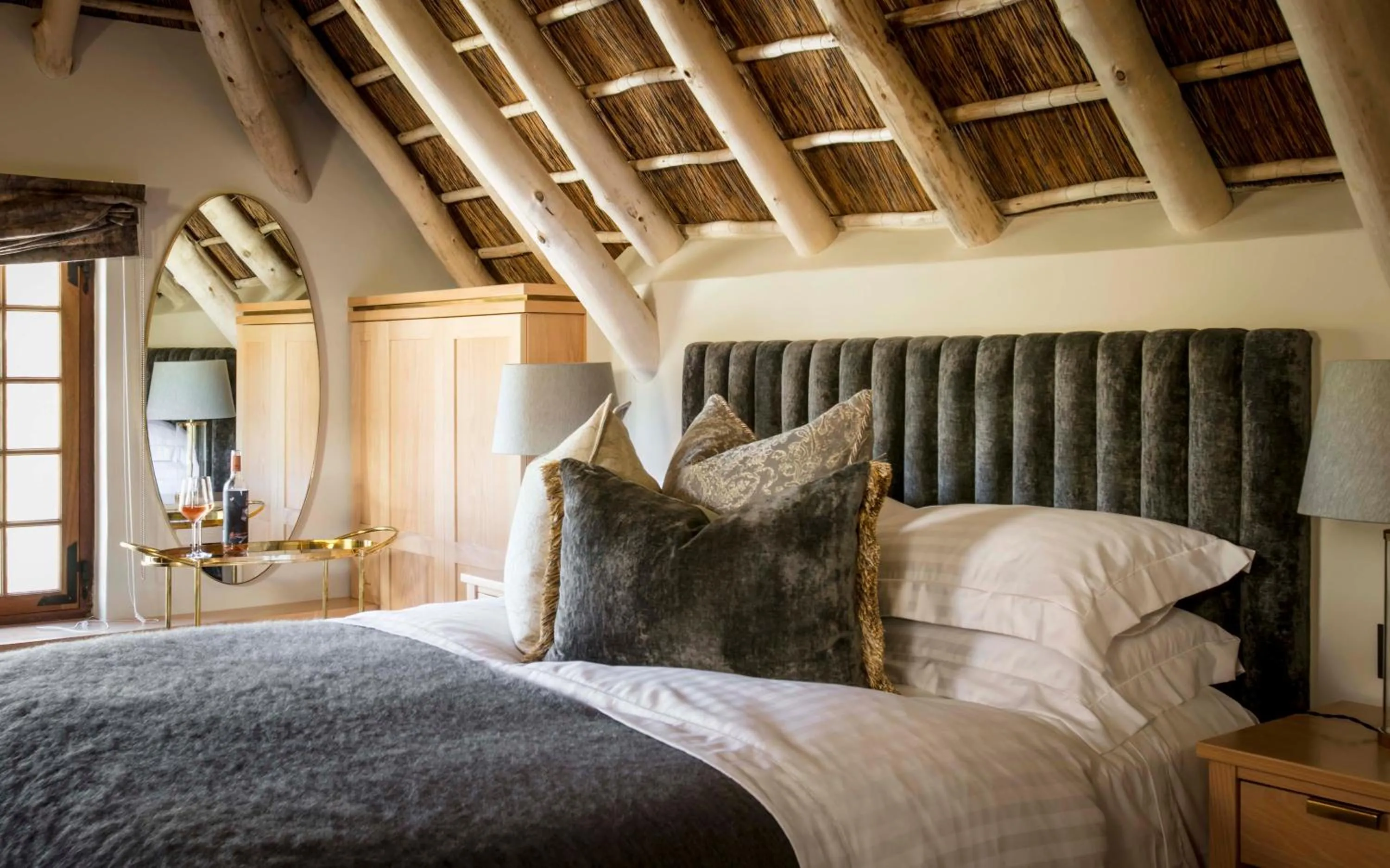 Bed in The Hazendal Hotel and Spa