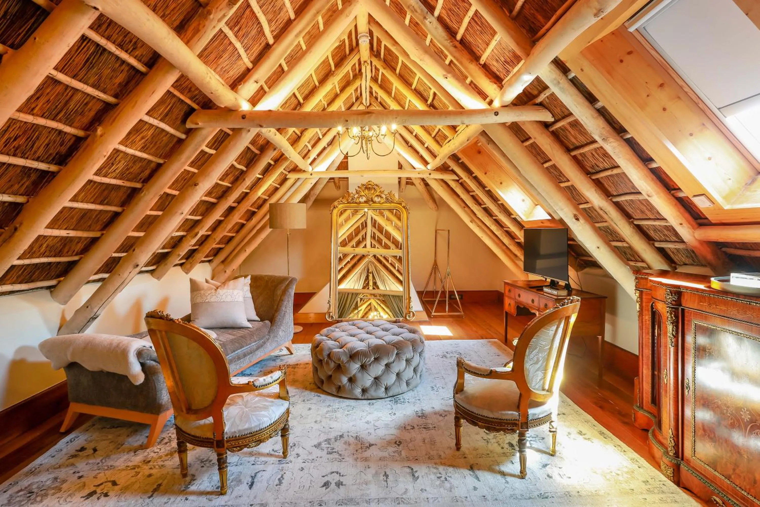 Seating area in The Hazendal Hotel and Spa